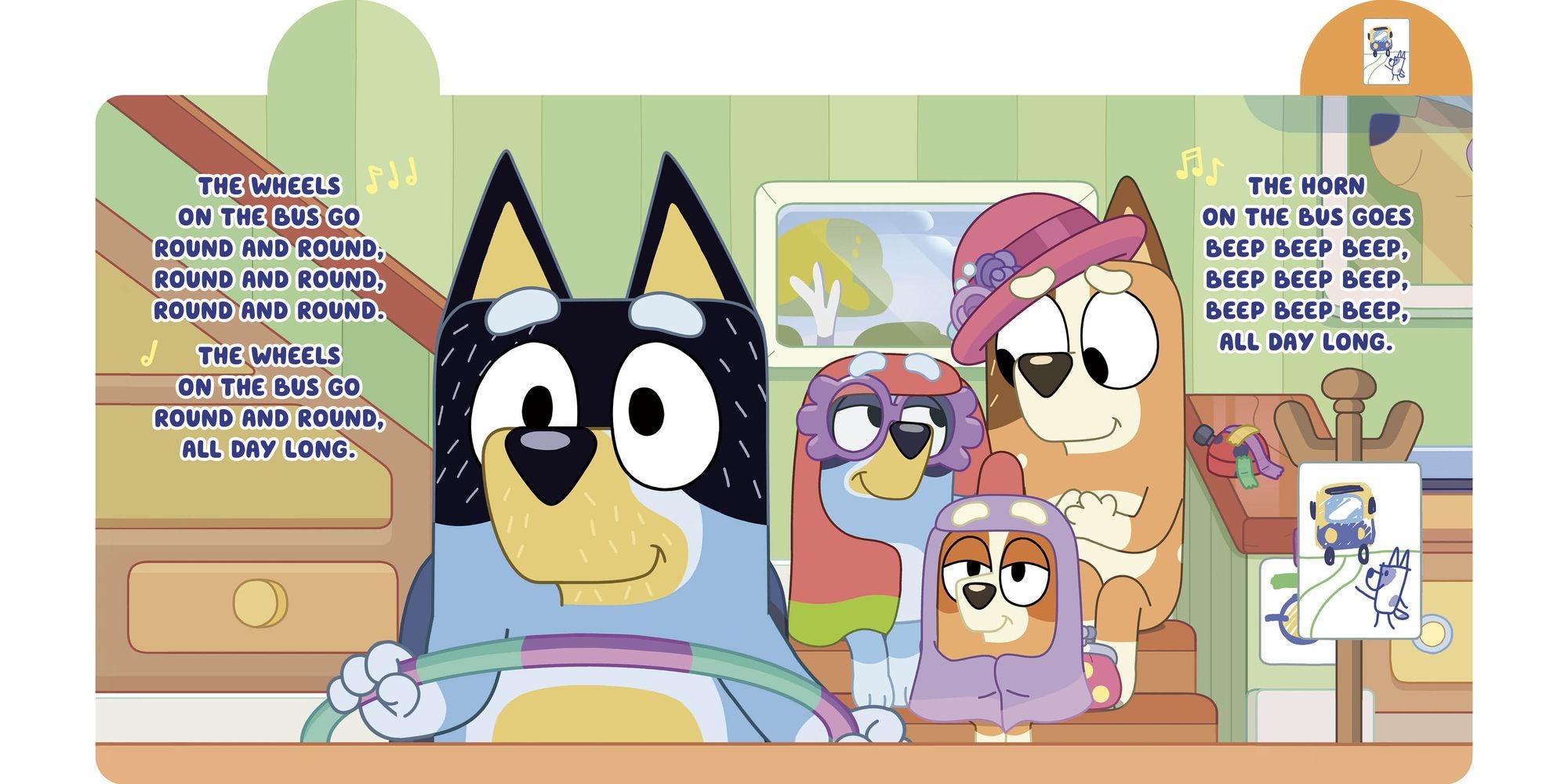 Bluey and Bingo's Book of Singy Things: A Tabbed Board Book