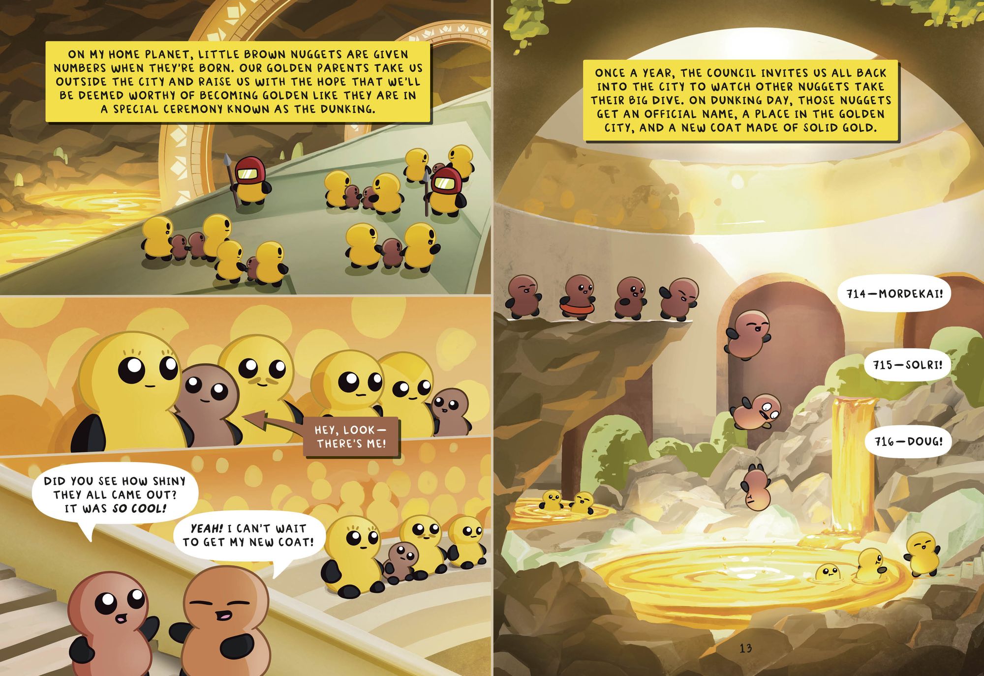 The Adventures of Tubby Nugget: Escape from Nuggetville #1: A Graphic Novel