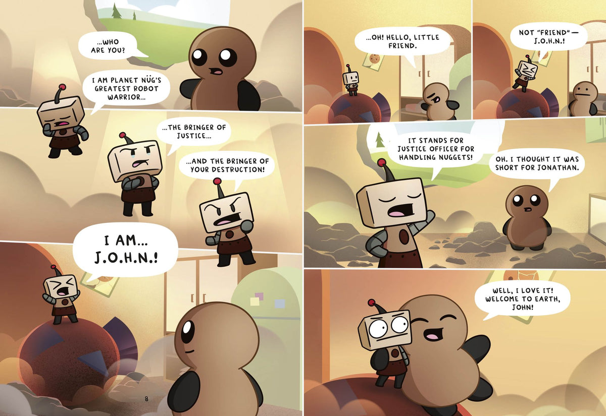 The Adventures of Tubby Nugget: Big Robot Invasion #2: A Graphic Novel