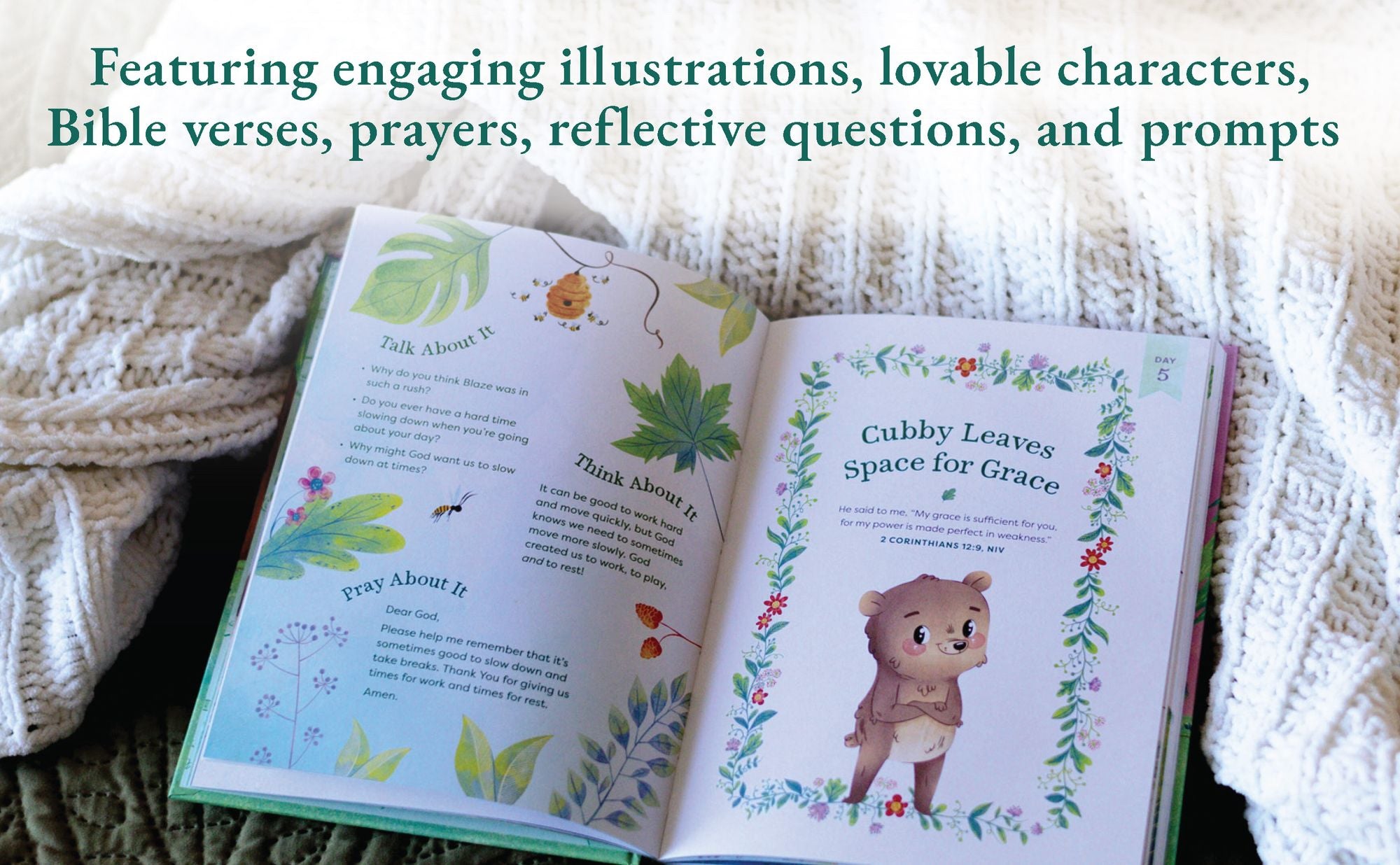 Adventures in the Friendly Forest: A 30-Day Storybook Devotional to Help Kids Grow in Faith and Character