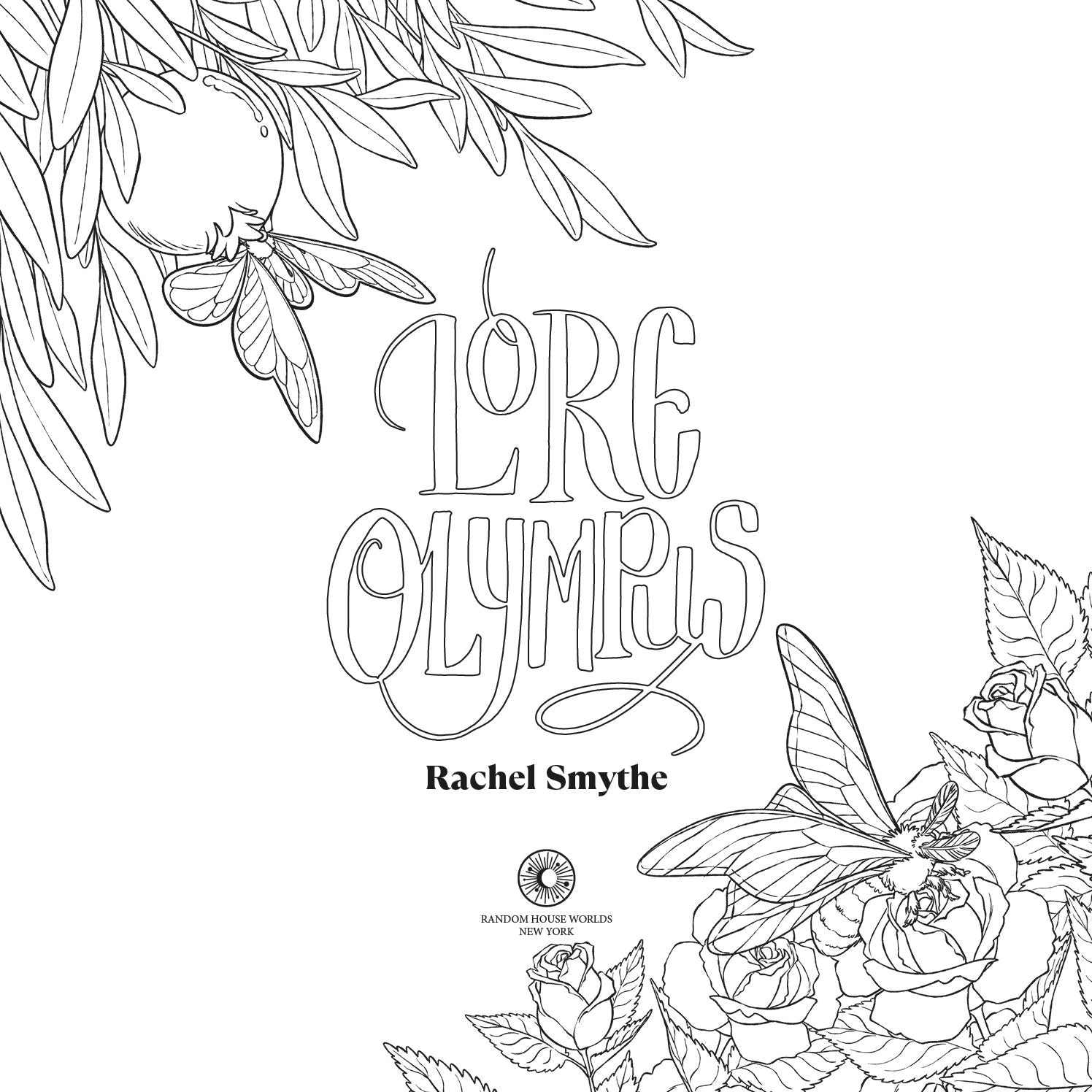 Lore Olympus: The Official Coloring Book