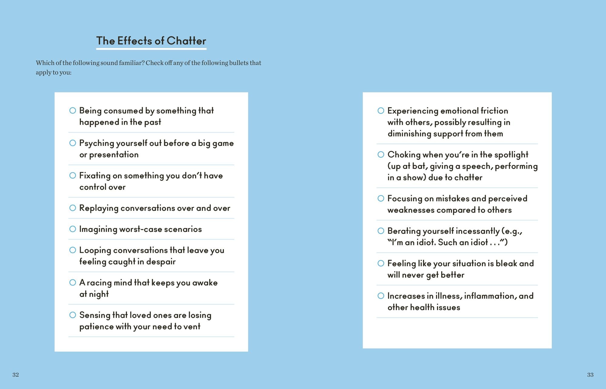 Chatter: The Workbook: How to Stop Overthinking and Harness the Voice in Your Head