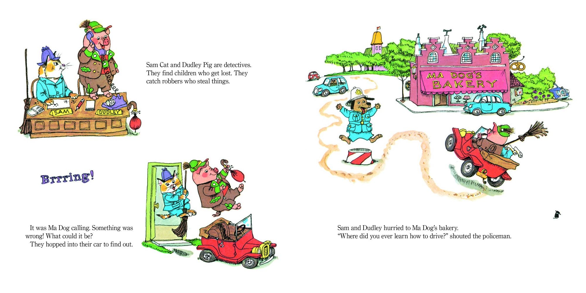 Richard Scarry's Great Mystery Collection: 3-books-in-1!