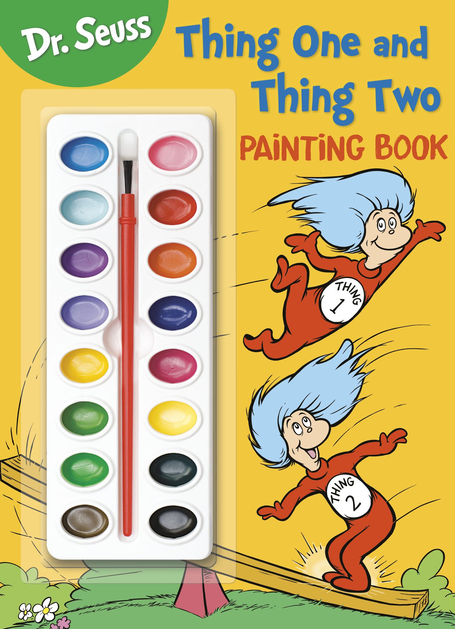 Dr. Seuss: Thing One and Thing Two Painting Book: Coloring and Activity Book with Paint Box