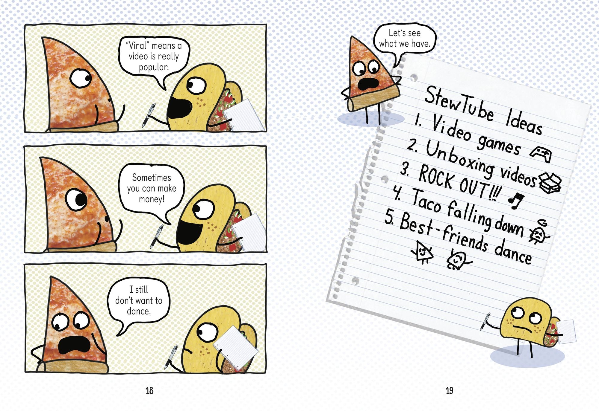 Pizza and Taco: Go Viral!: (A Graphic Novel)