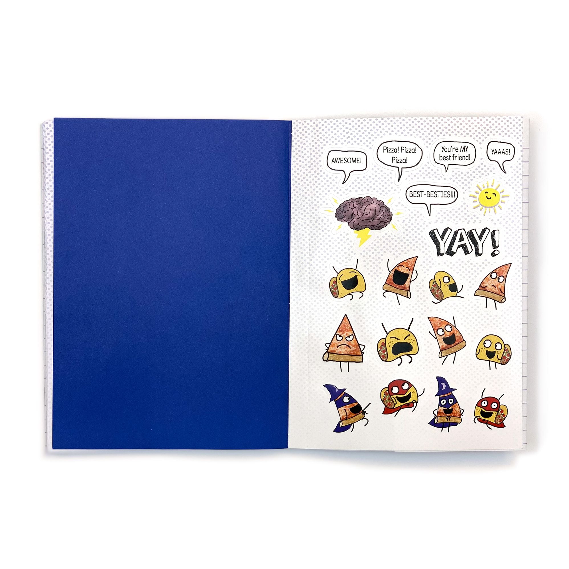 Pizza and Taco: Draw Your Own Comic!: Stickers Inside! [An Activity Book]