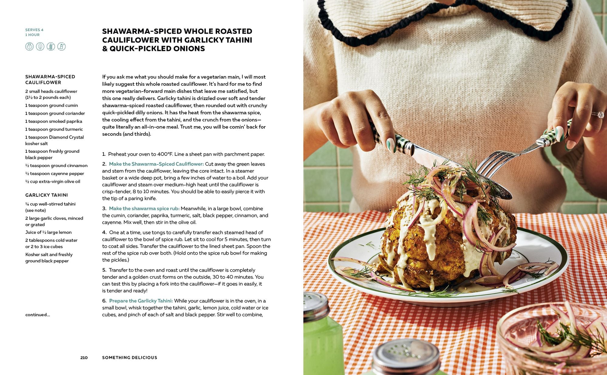 Something Delicious: 100 Recipes for Everyday Cooking [A Cookbook]