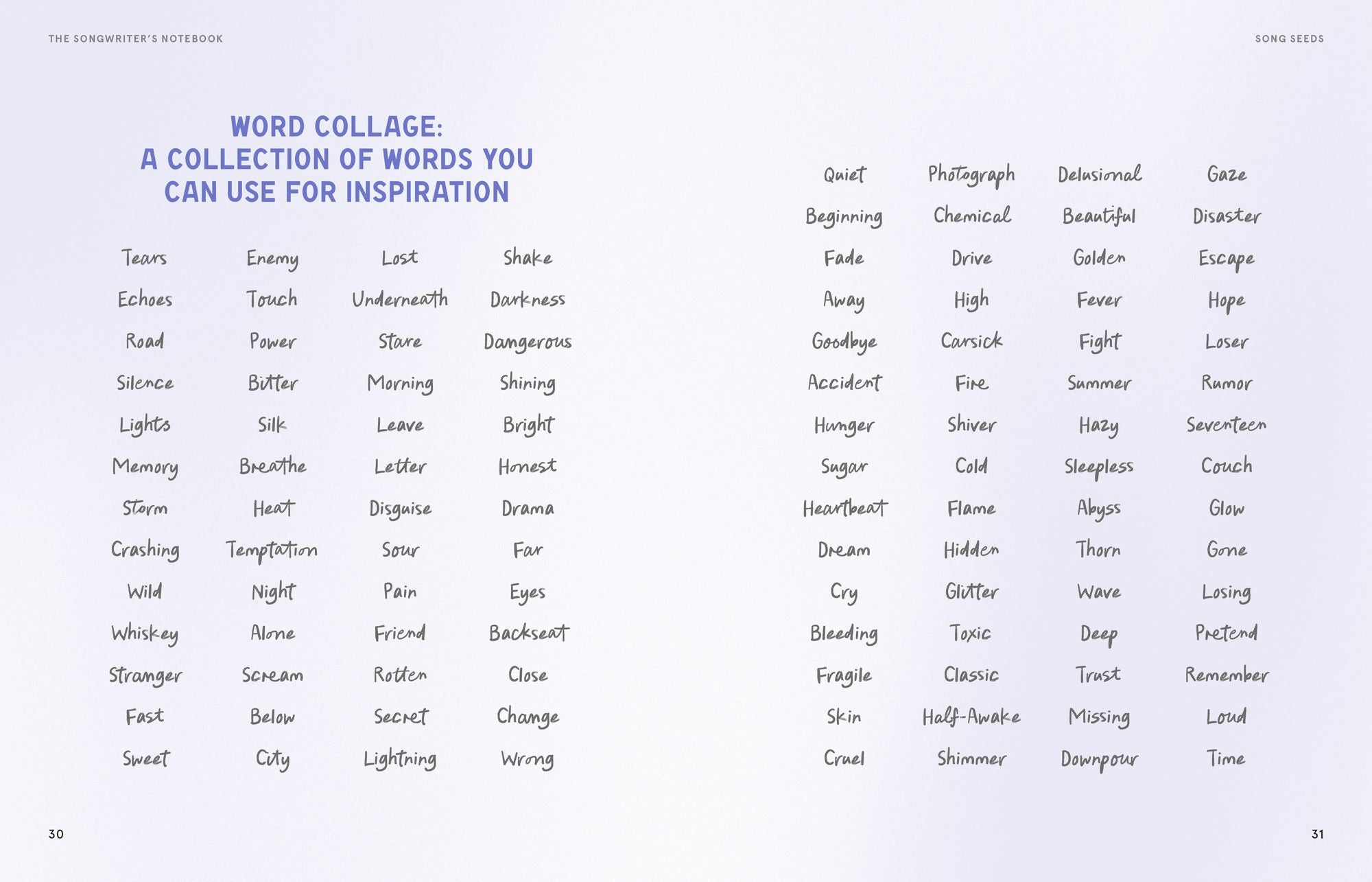 The Songwriter's Notebook: An All-Levels Workbook for Inspired Lyric Writing