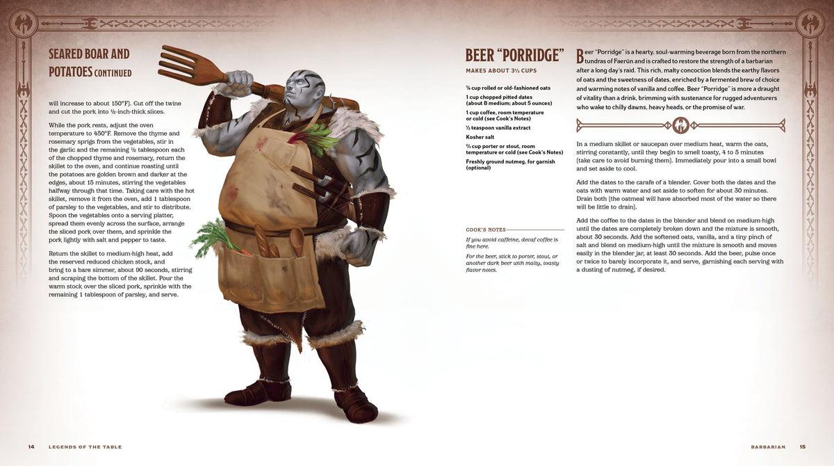 Heroes' Feast Legends of the Table (Dungeons & Dragons): An Official D&D Cookbook