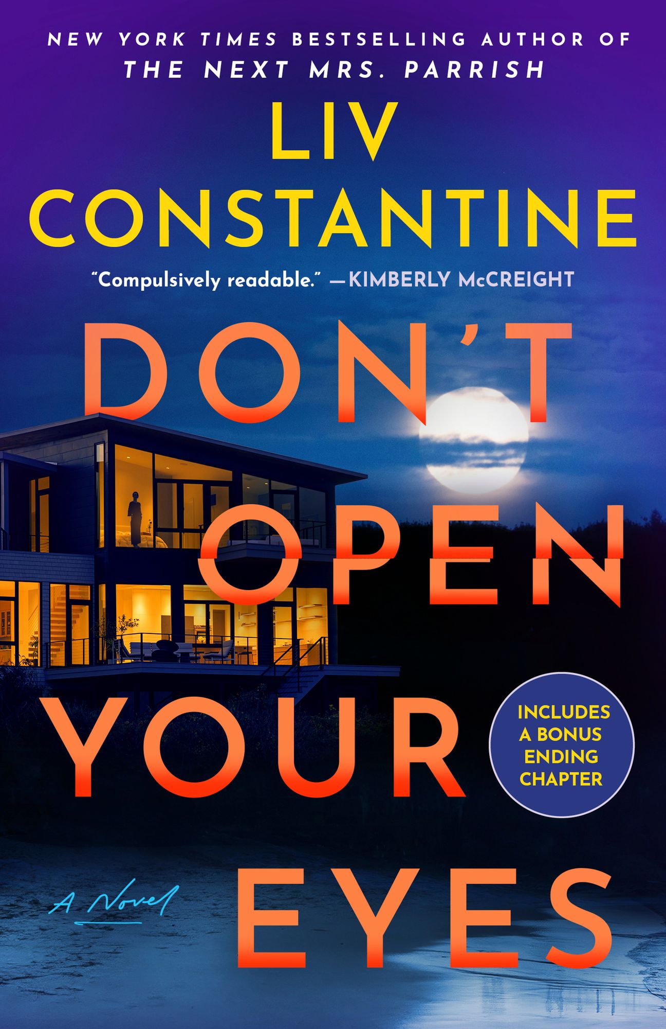 Don't Open Your Eyes: A Novel