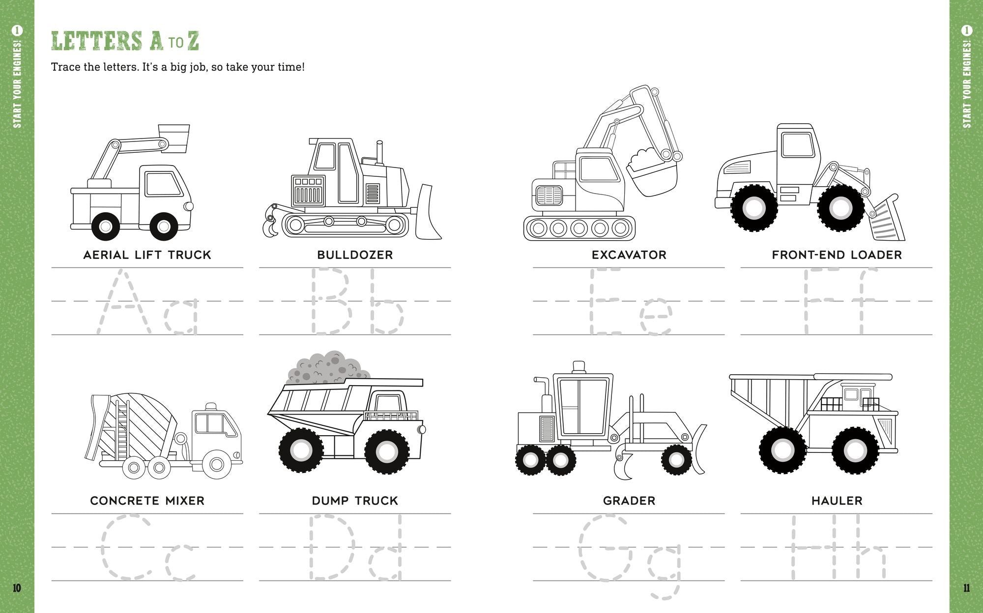 Construction Site Preschool Activity Book: Fun Learning with Trucks, Tools, and Mighty Machines