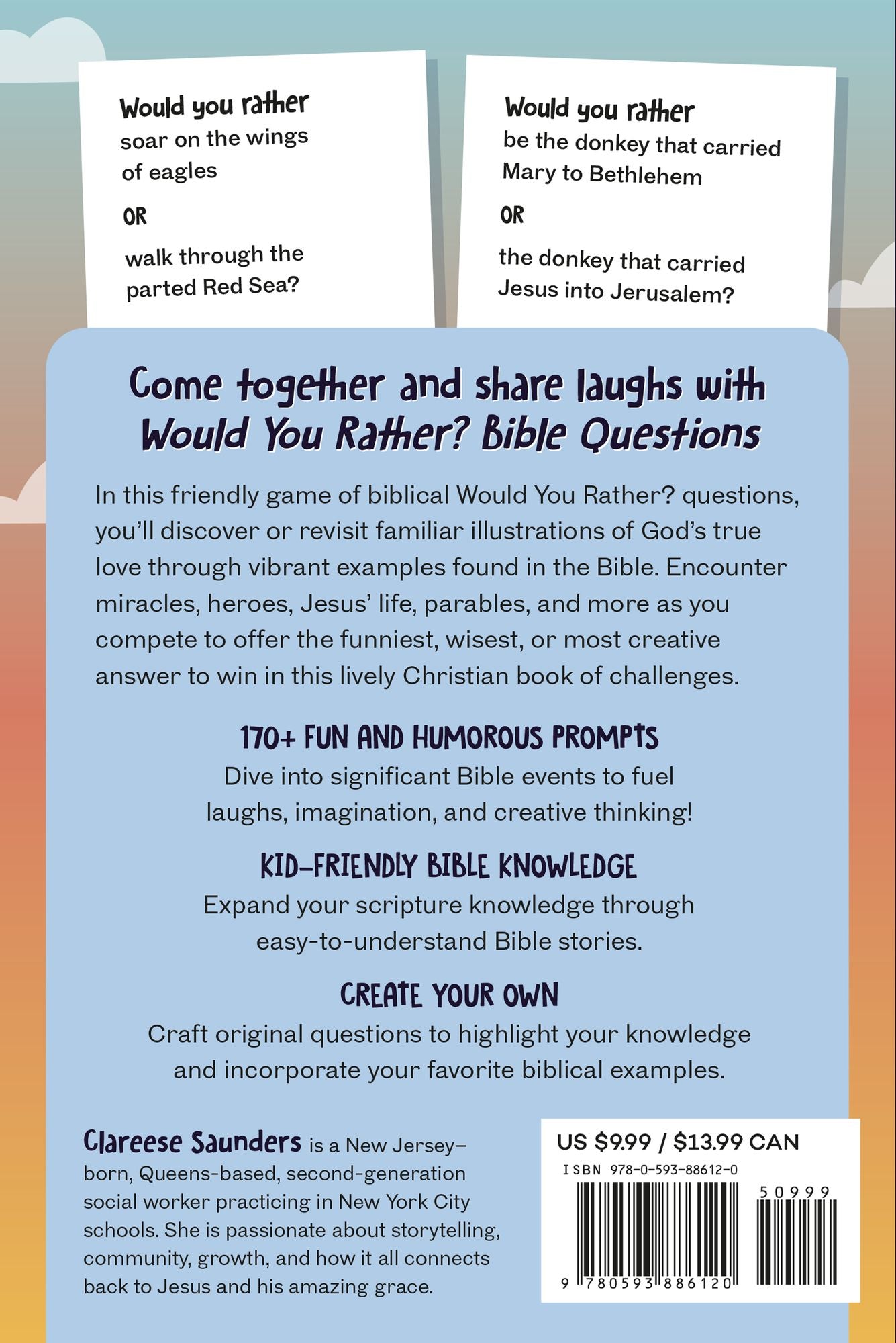 Would You Rather? Bible Questions: A Fun Bible Game for Kids and the Whole Family!