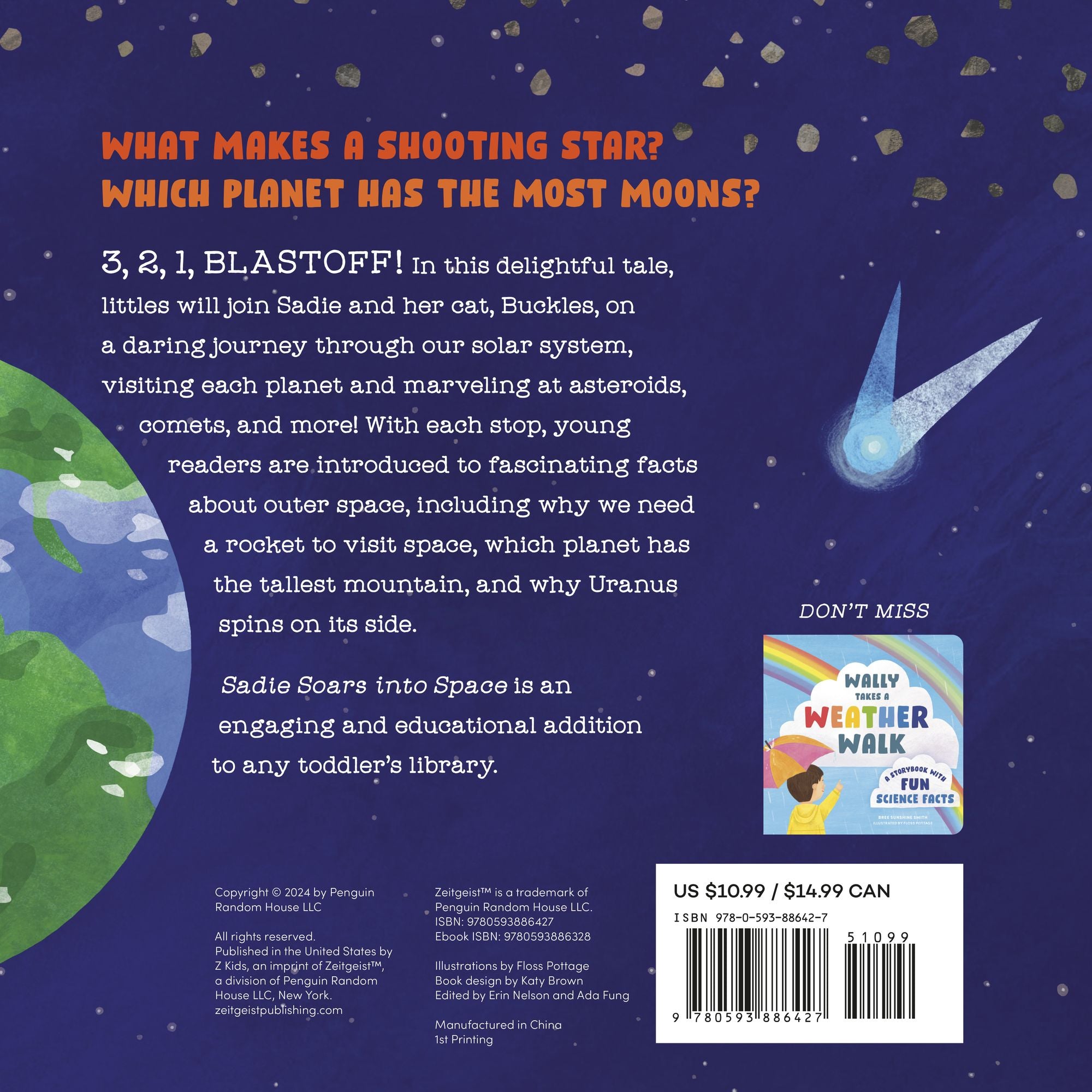 Sadie Soars into Space: A Storybook with Fun Solar System Facts