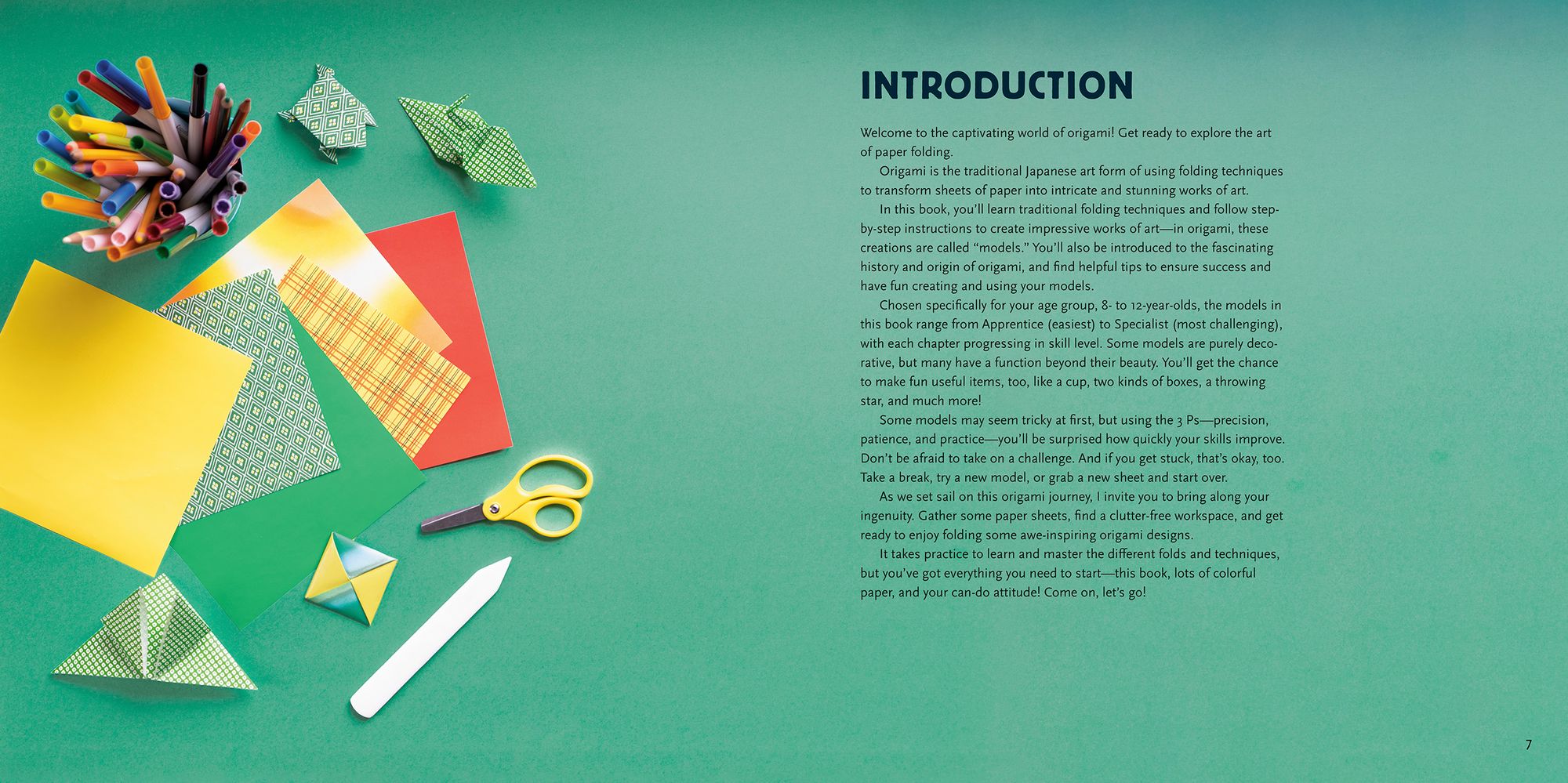 Ultimate Origami Challenge Kit for Kids 8-12: Fun Projects and Step-by-Step Folding Techniques to Go from Novice to Pro (90 Paper Sheets / 30 Projects Included)
