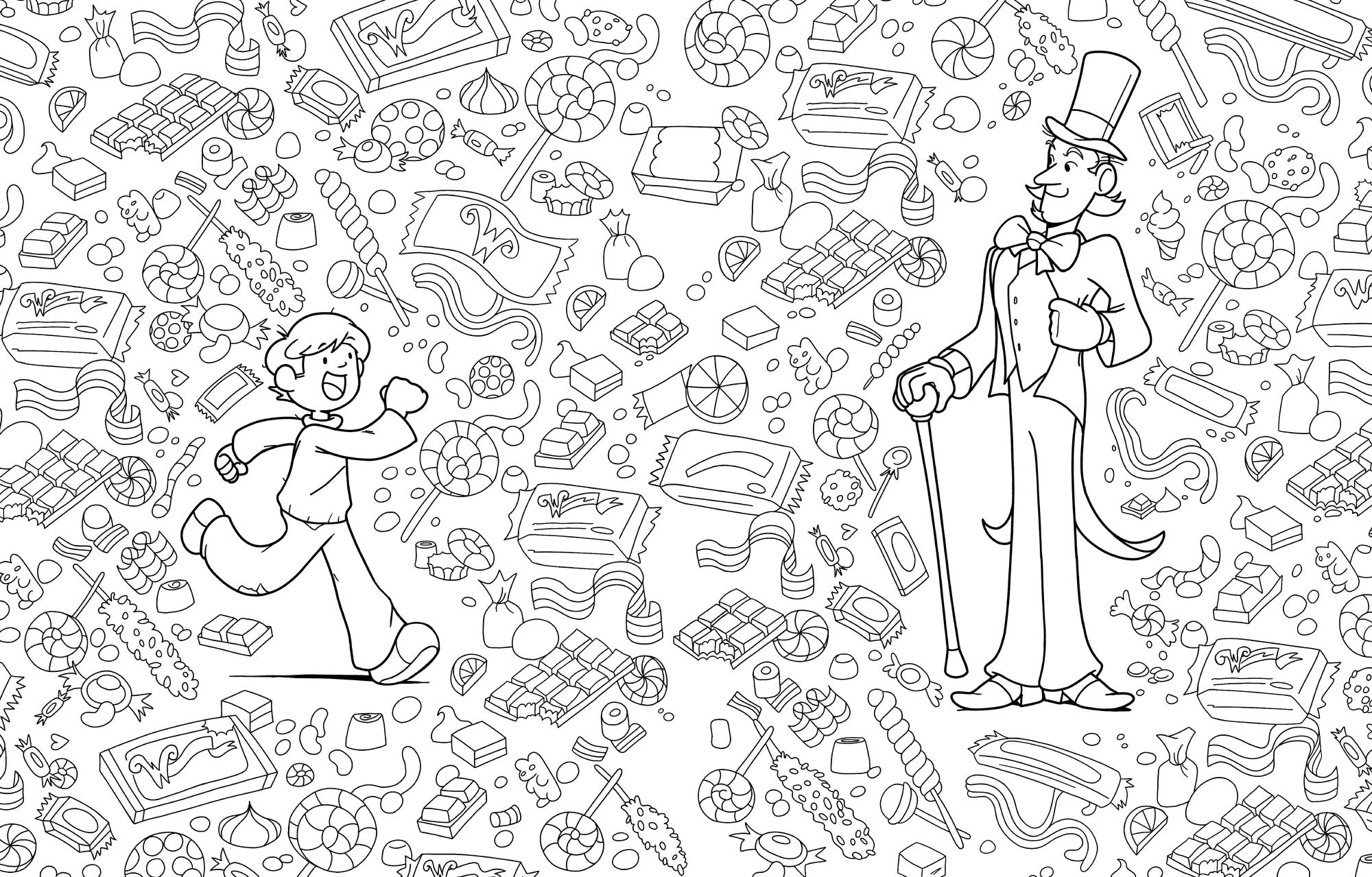Wonka's Whipple-Scrumptious Coloring Adventure