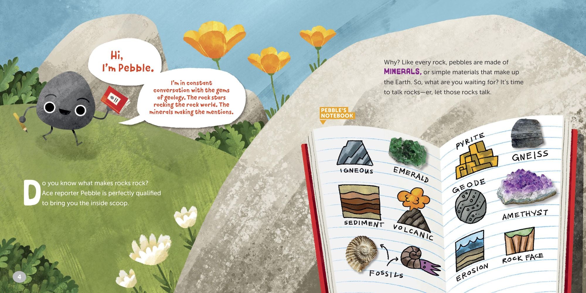 Talking Rocks and Minerals: Fact-Packed Guide to Geology