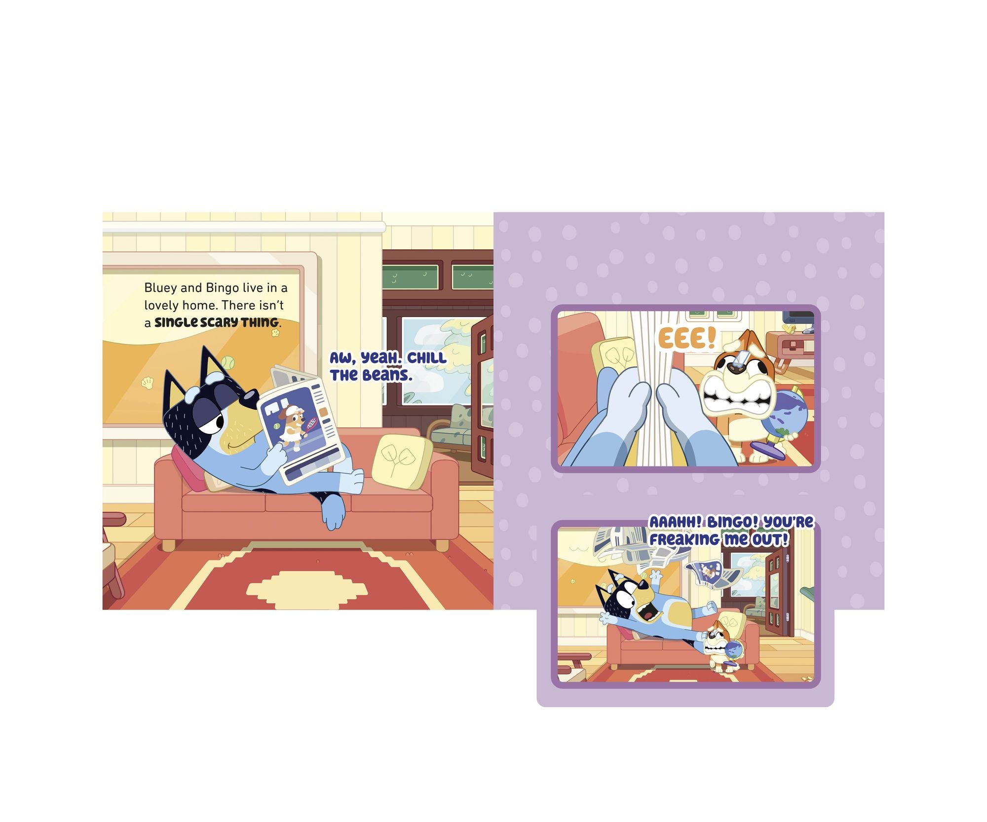 Bluey and Bingo's Book of Scary Things: A Lift-the-Flap Book