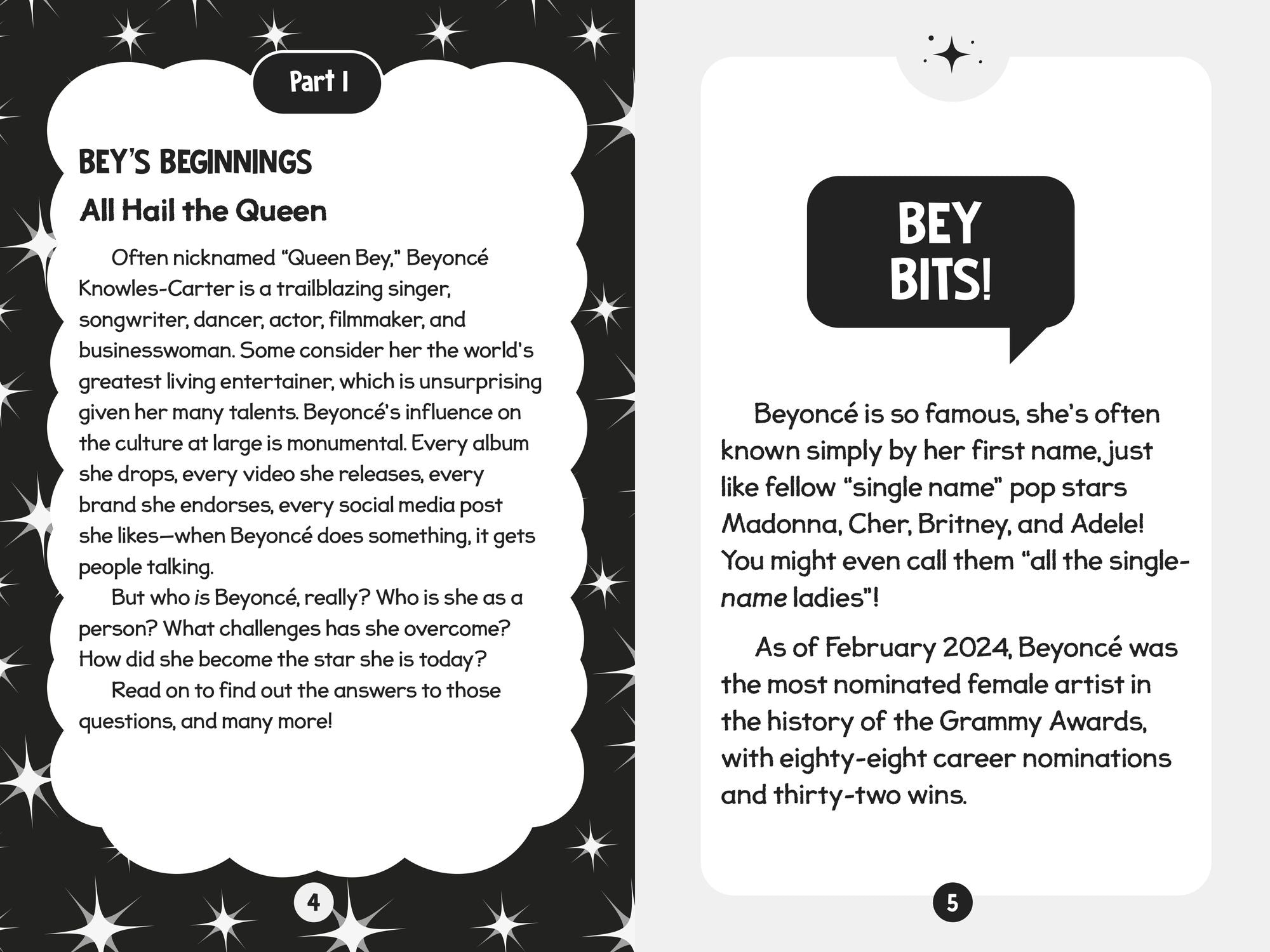 96 Facts About Beyoncé: Quizzes, Quotes, Questions, and More! With Bonus Journal Pages for Writing!