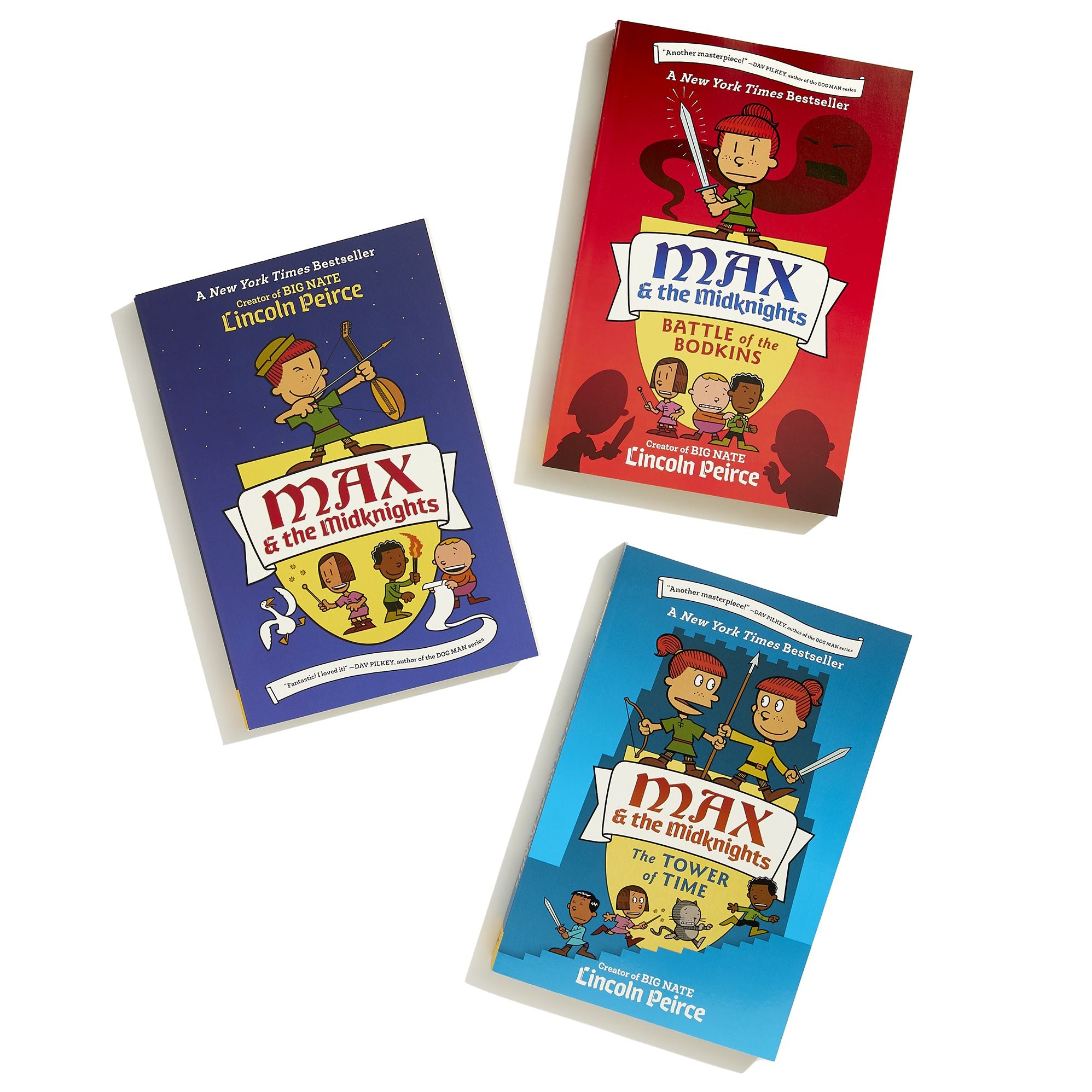 Max and the Midknights Paperback 3-Book Boxed Set: Max and the Midknights; Max and the Midknights: Battle of the Bodkins; Max and the Midknights: The Tower of Time