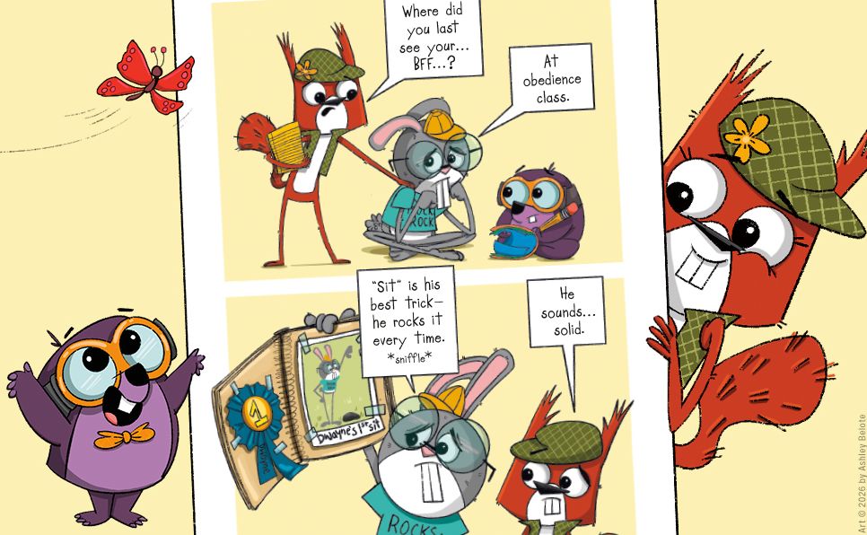 Squirrel Lock Holmes #1: The Pet Rock Mystery: (A Graphic Novel)