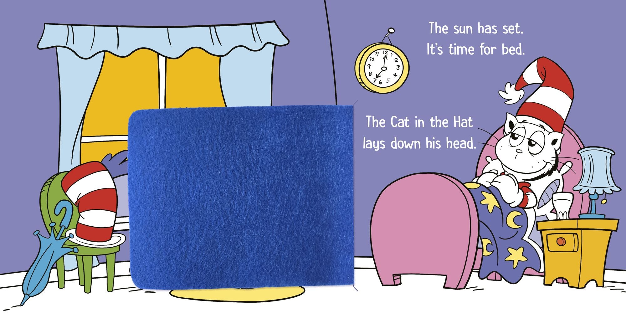Good Night, Baby! With Dr. Seuss Babies: An Interactive Bedtime Book with Felt Flaps featuring Baby Cat in the Hat, Baby Lorax, Baby Fox in Socks, and more!