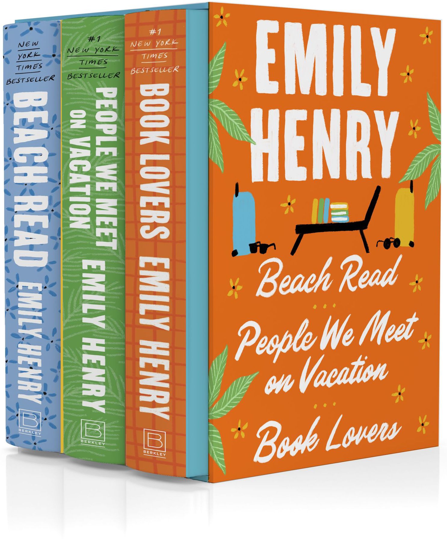 Emily Henry 3-Book Boxed Set: Beach Read, People We Meet on Vacation, and Book Lovers