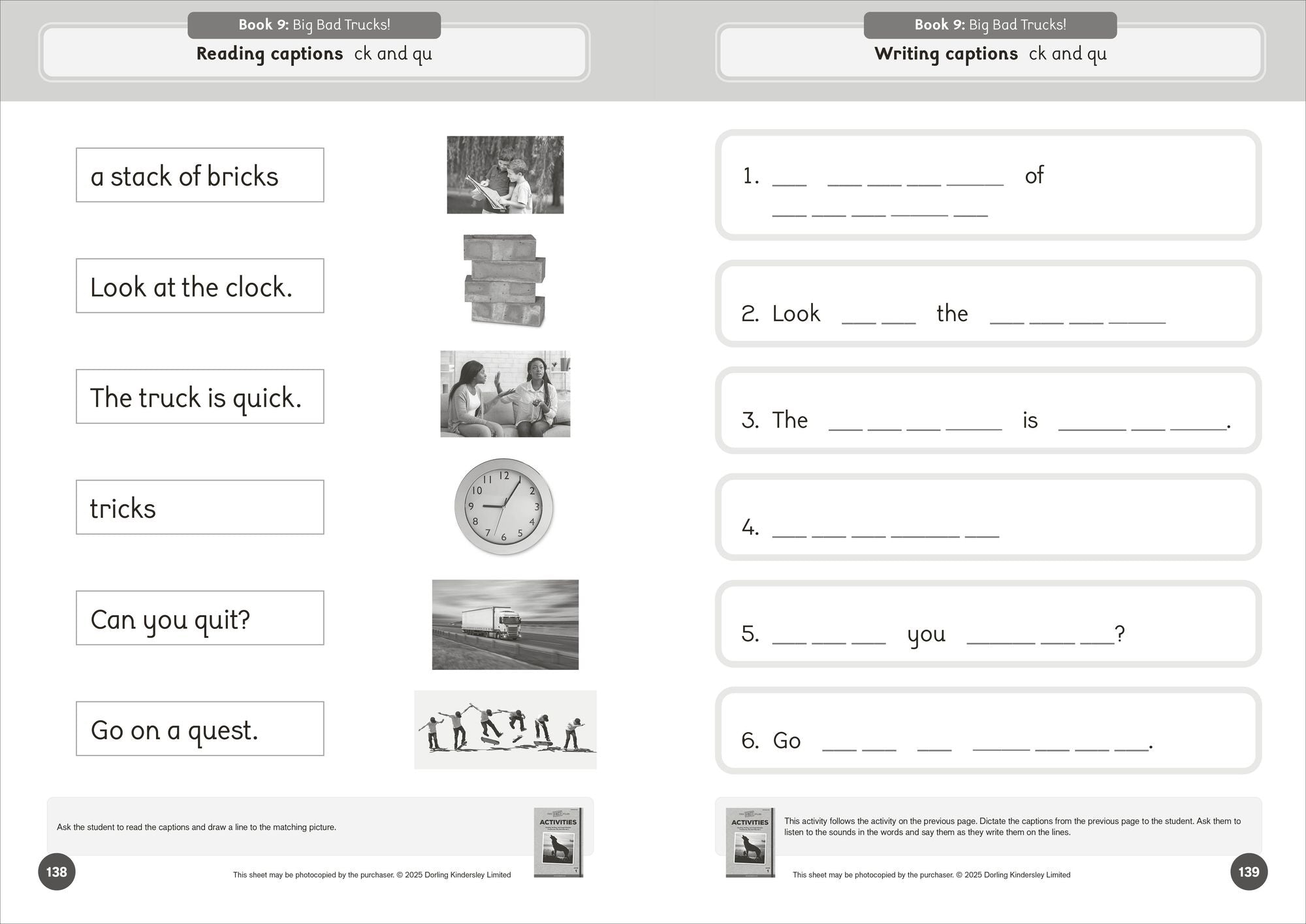 Phonic Books The Fact Files 1 Activities: Consonant blends and digraphs, suffixes -ed and -ing