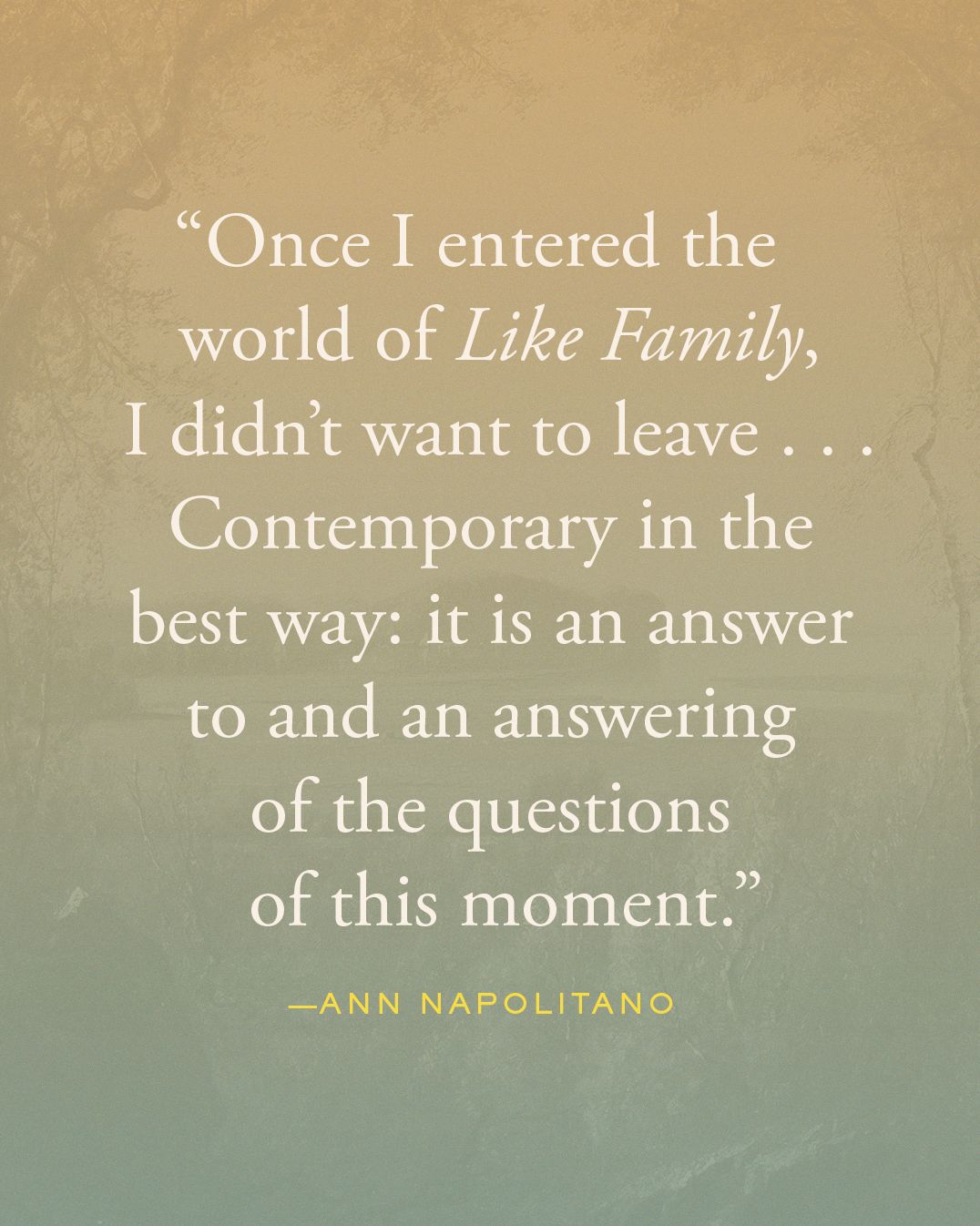 Like Family: A Novel