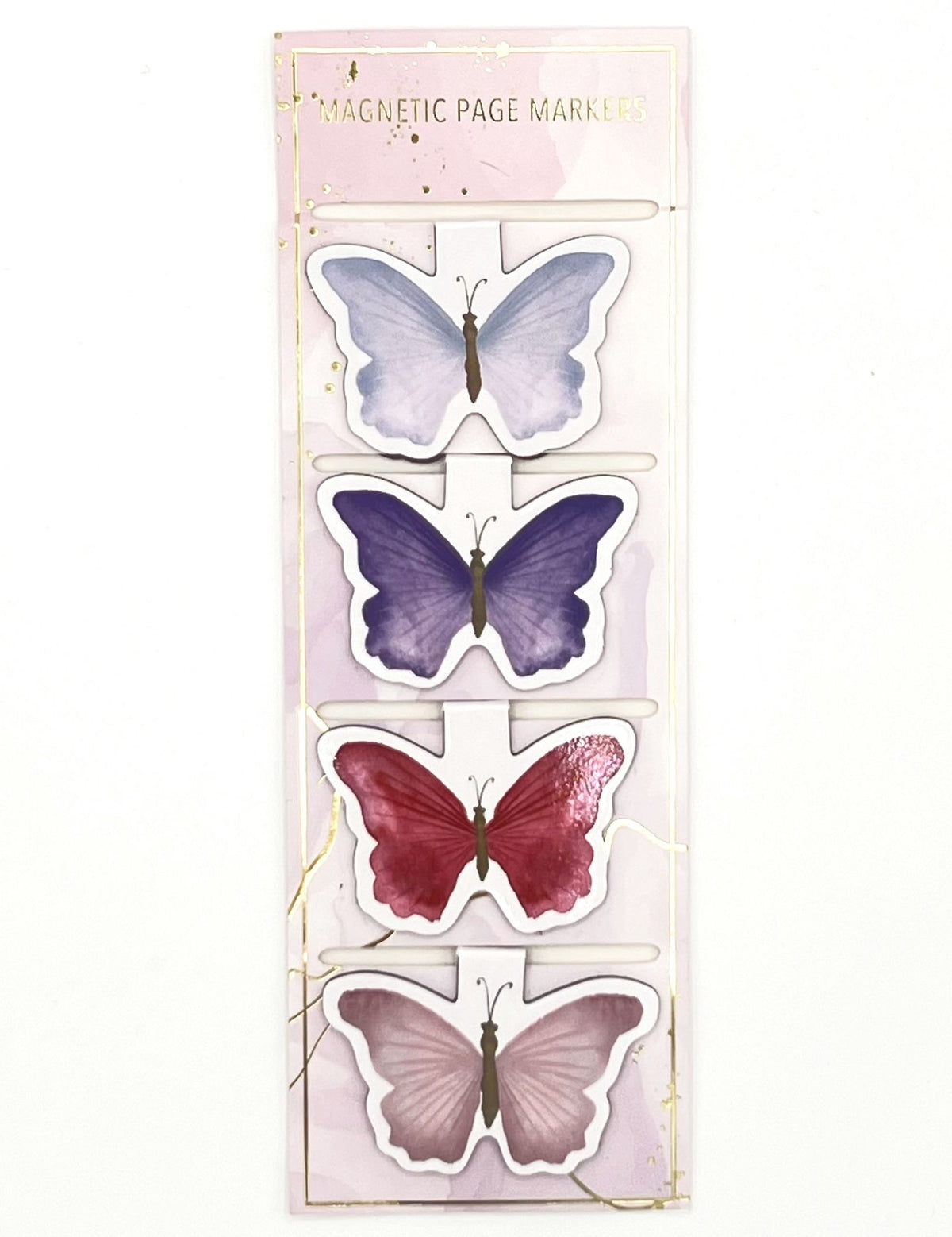 S4 Magnet Bookmarks Garden Series Butterflies