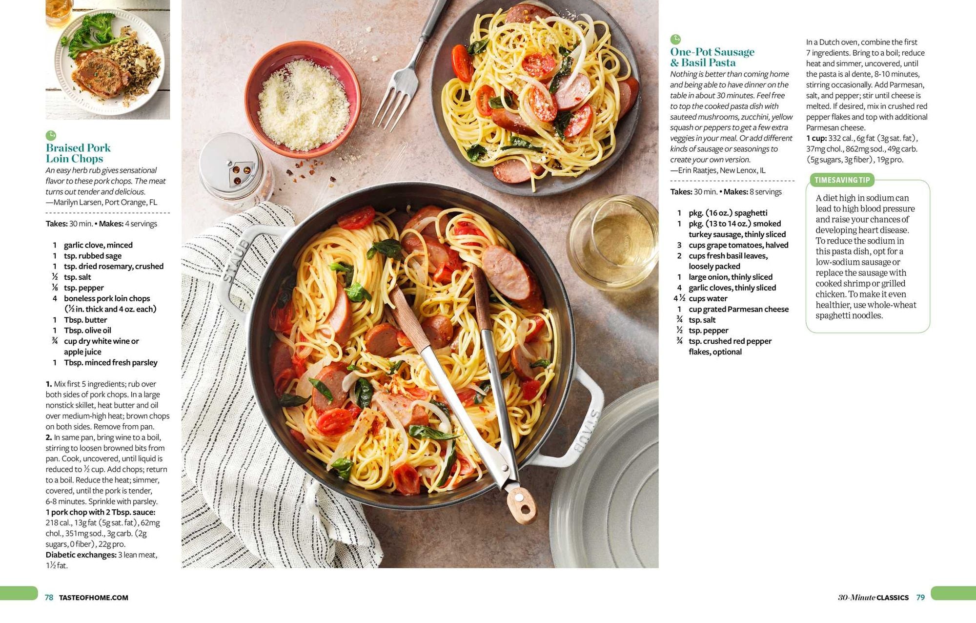 Taste of Home Light & Easy Weeknight Cooking