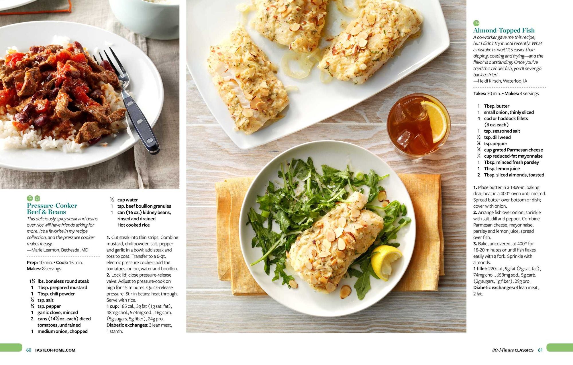 Taste of Home Light & Easy Weeknight Cooking