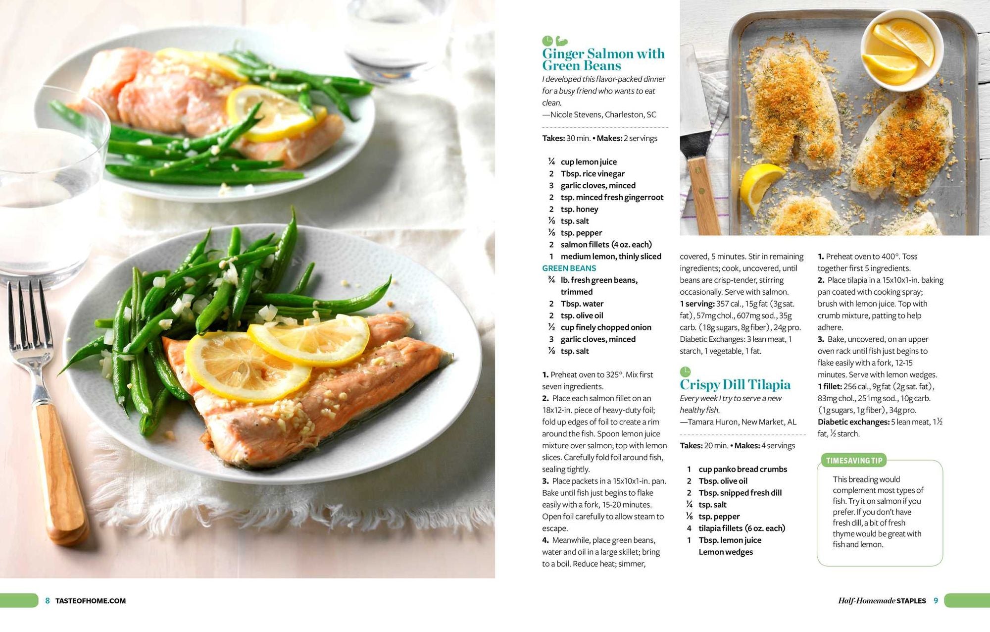 Taste of Home Light & Easy Weeknight Cooking