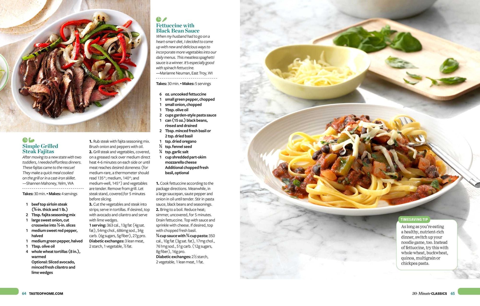 Taste of Home Light & Easy Weeknight Cooking