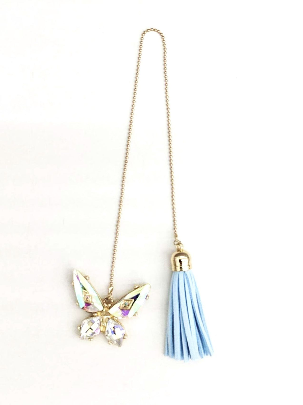 Charm Bookmark with Chain -Butterfly