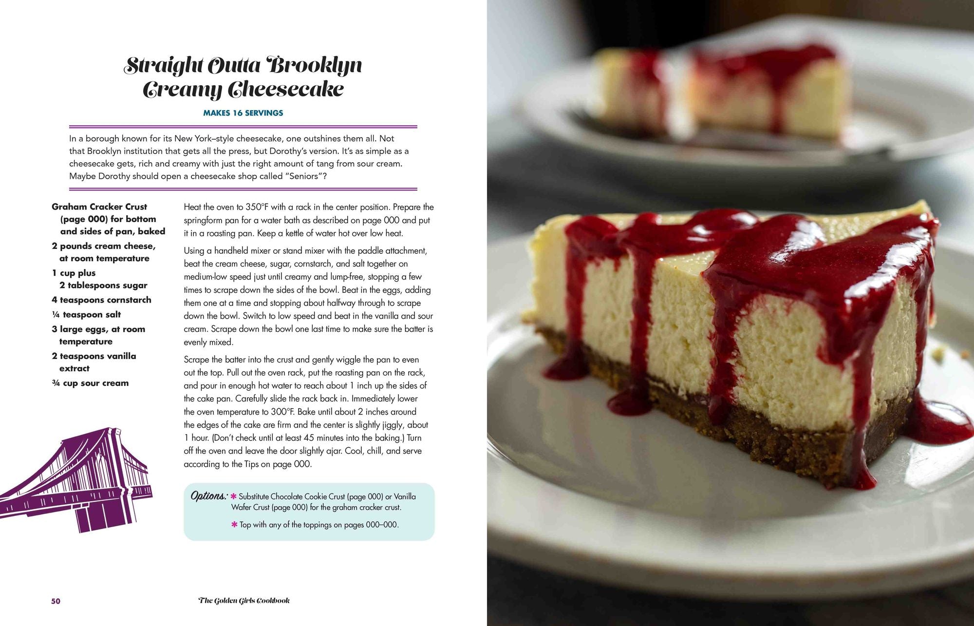 Golden Girls Cookbook: Cheesecakes and Cocktails
