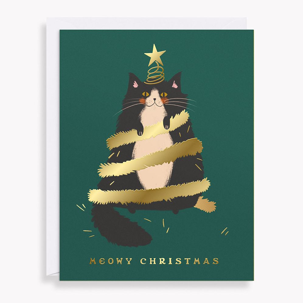 Christmas Cats Meowy Christmas Stationery Set