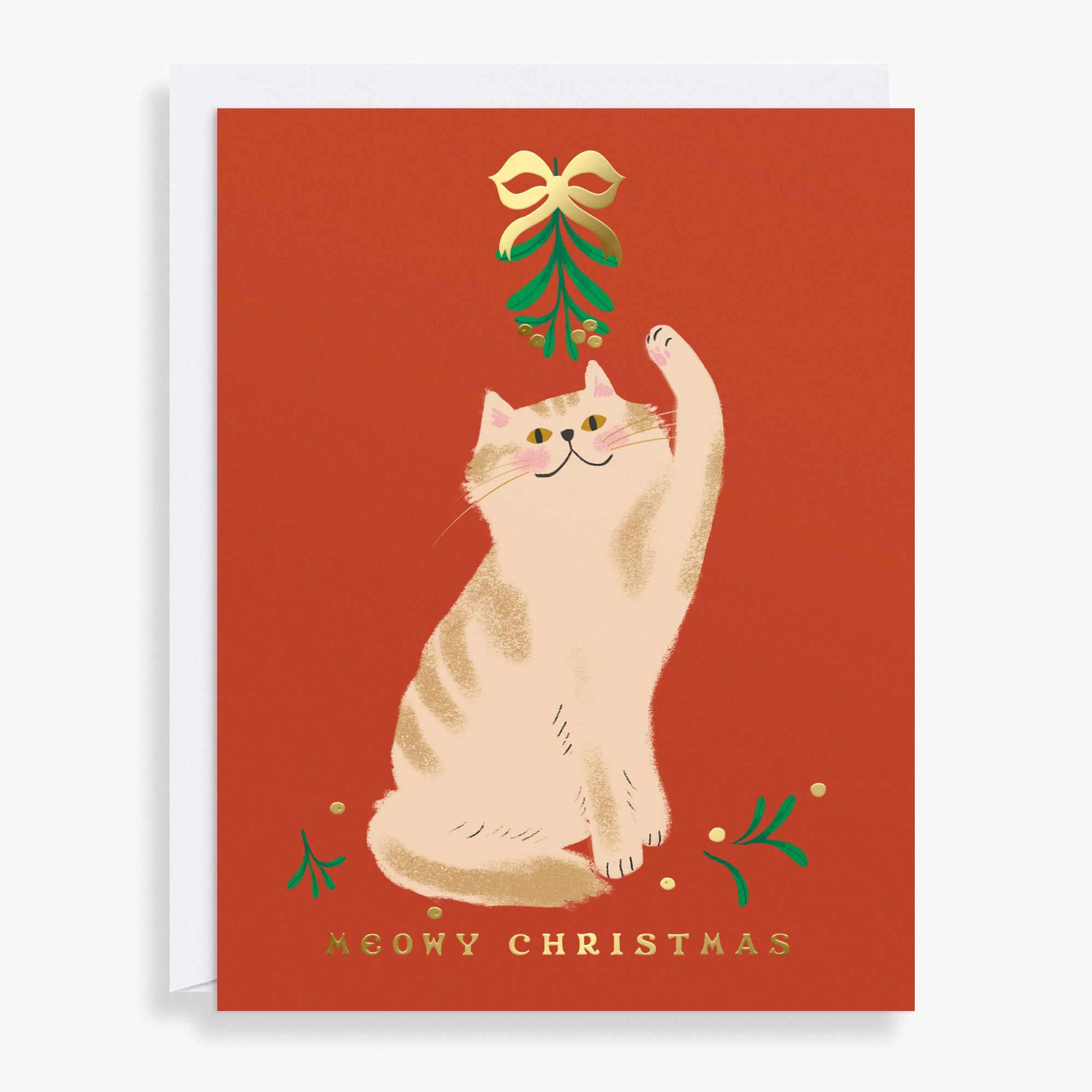 Christmas Cats Meowy Christmas Stationery Set