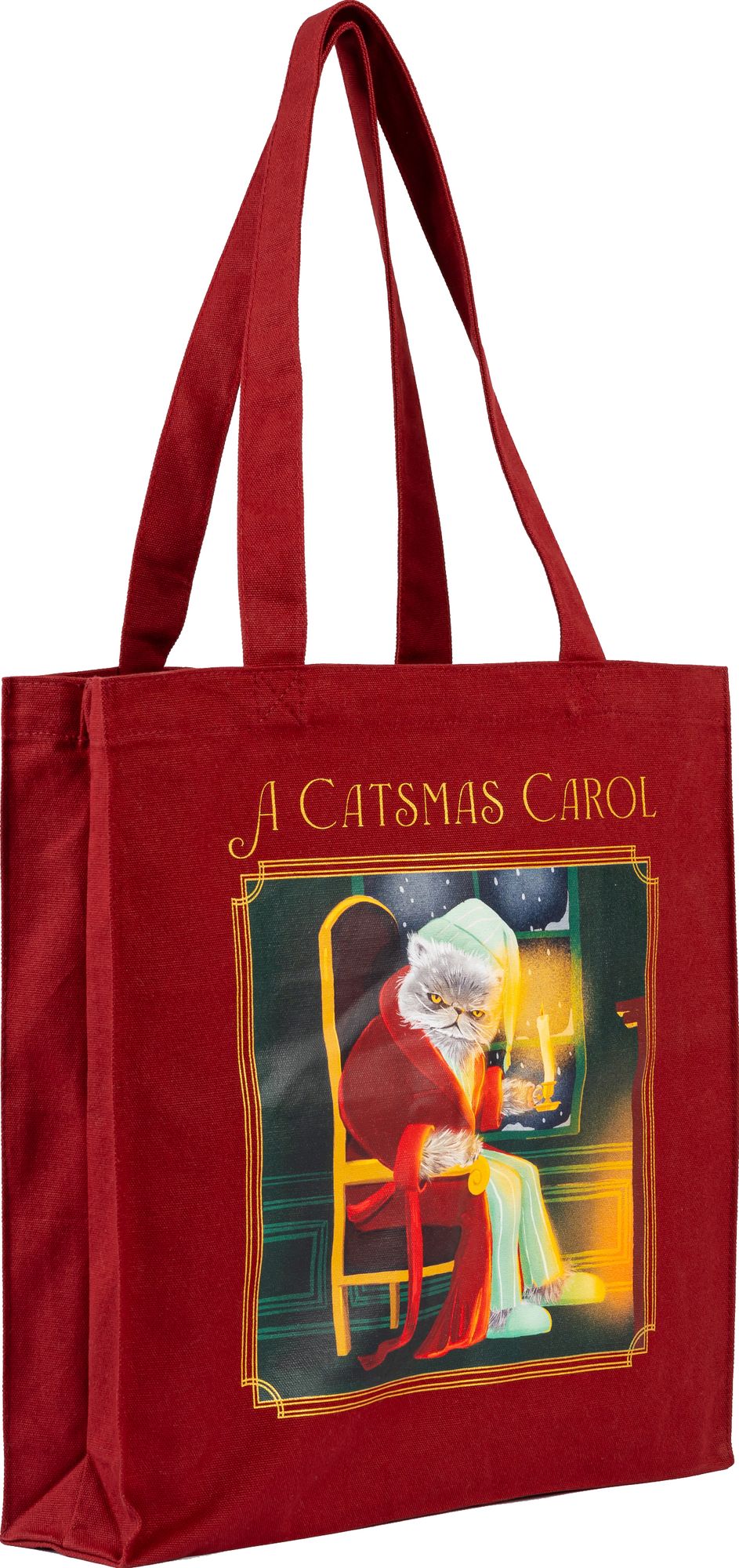 Catsmas Carol Tote Bag