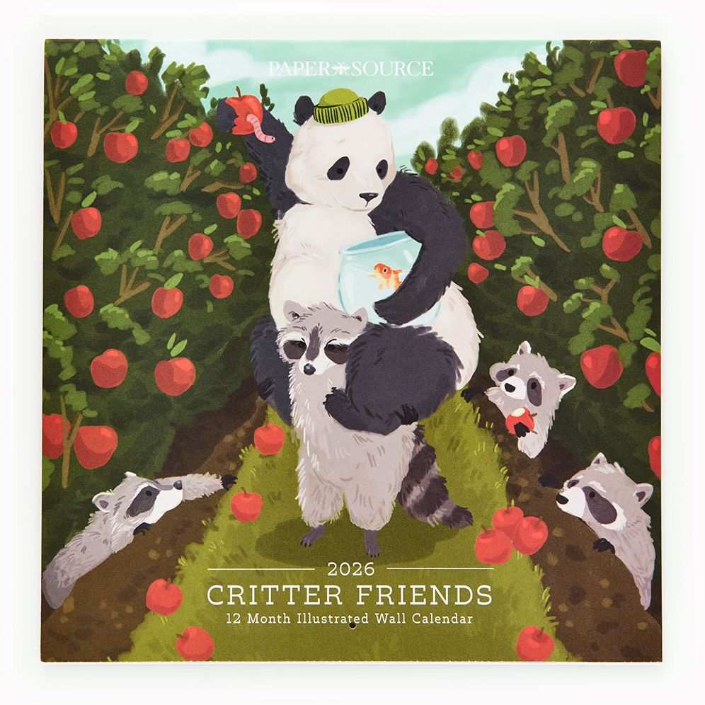 2026 Paper Source Critter Friends Calendar