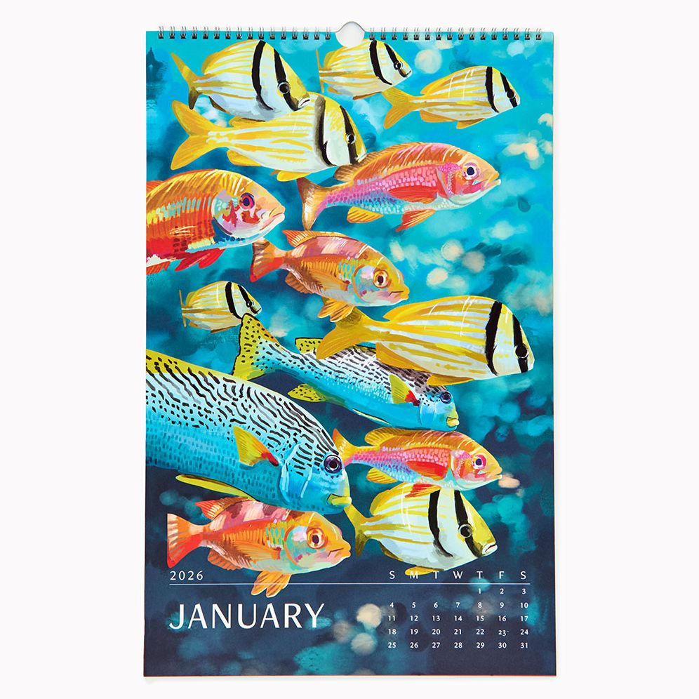 2026 Paper Source Wall Art Calendar