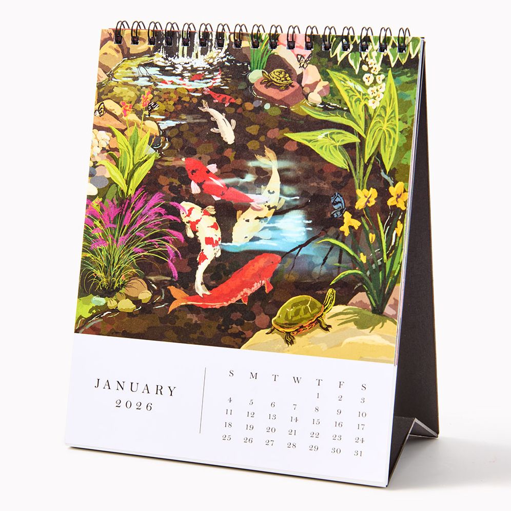 2026 Paper Source Desk Art Easel Calendar