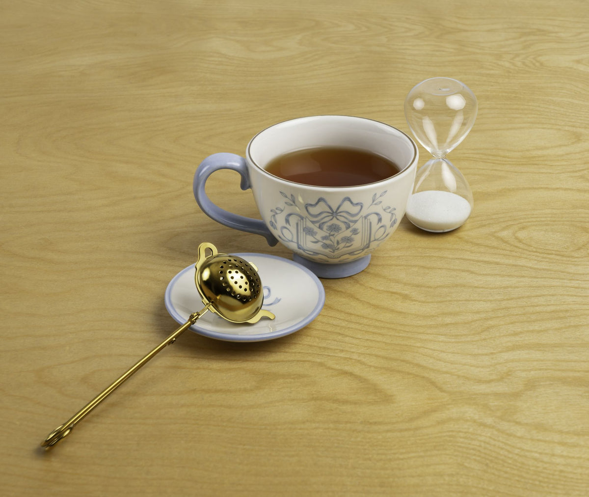 Toile Tea Set for One