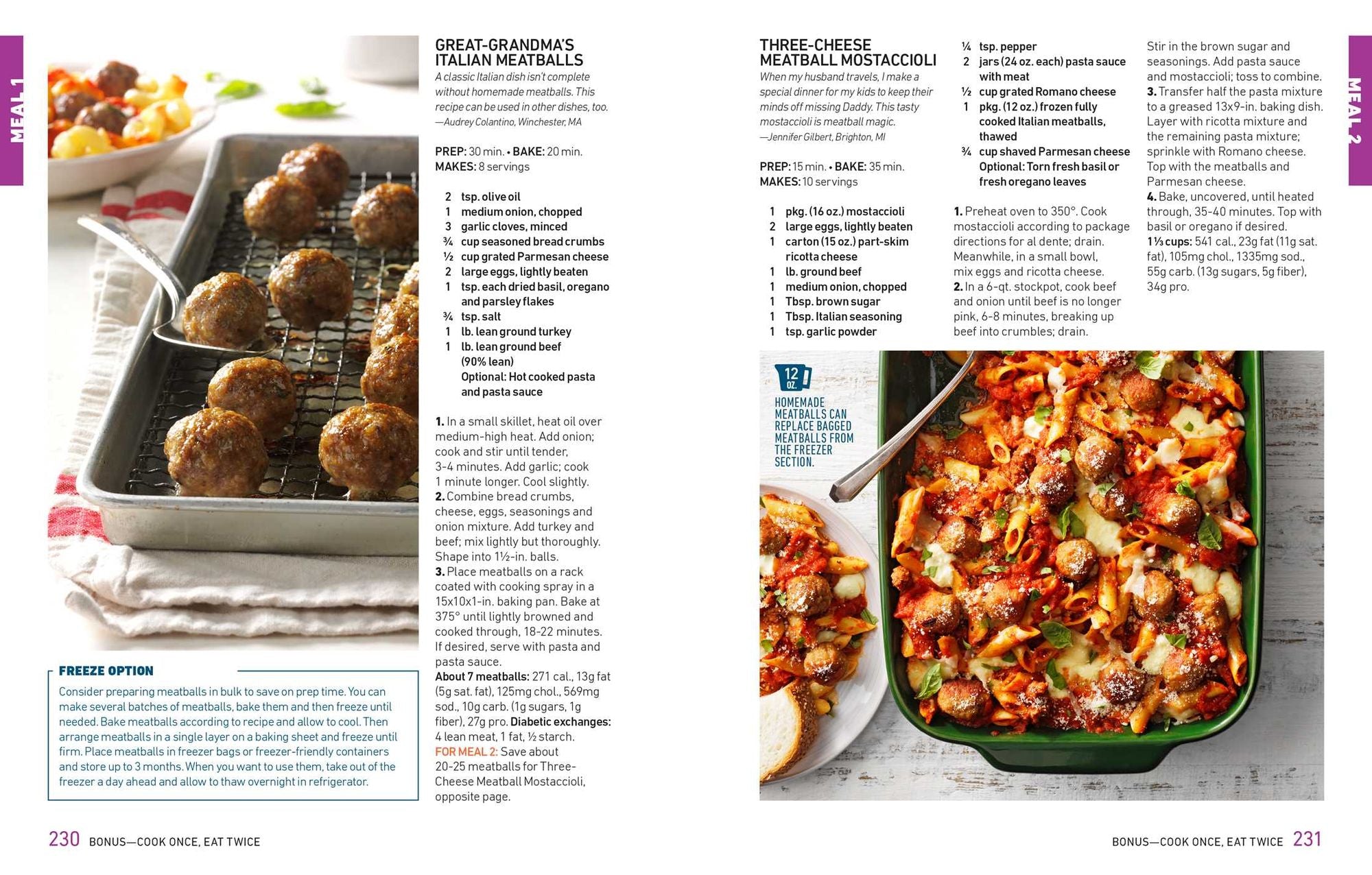 Taste of Home Make Ahead Comfort Foods