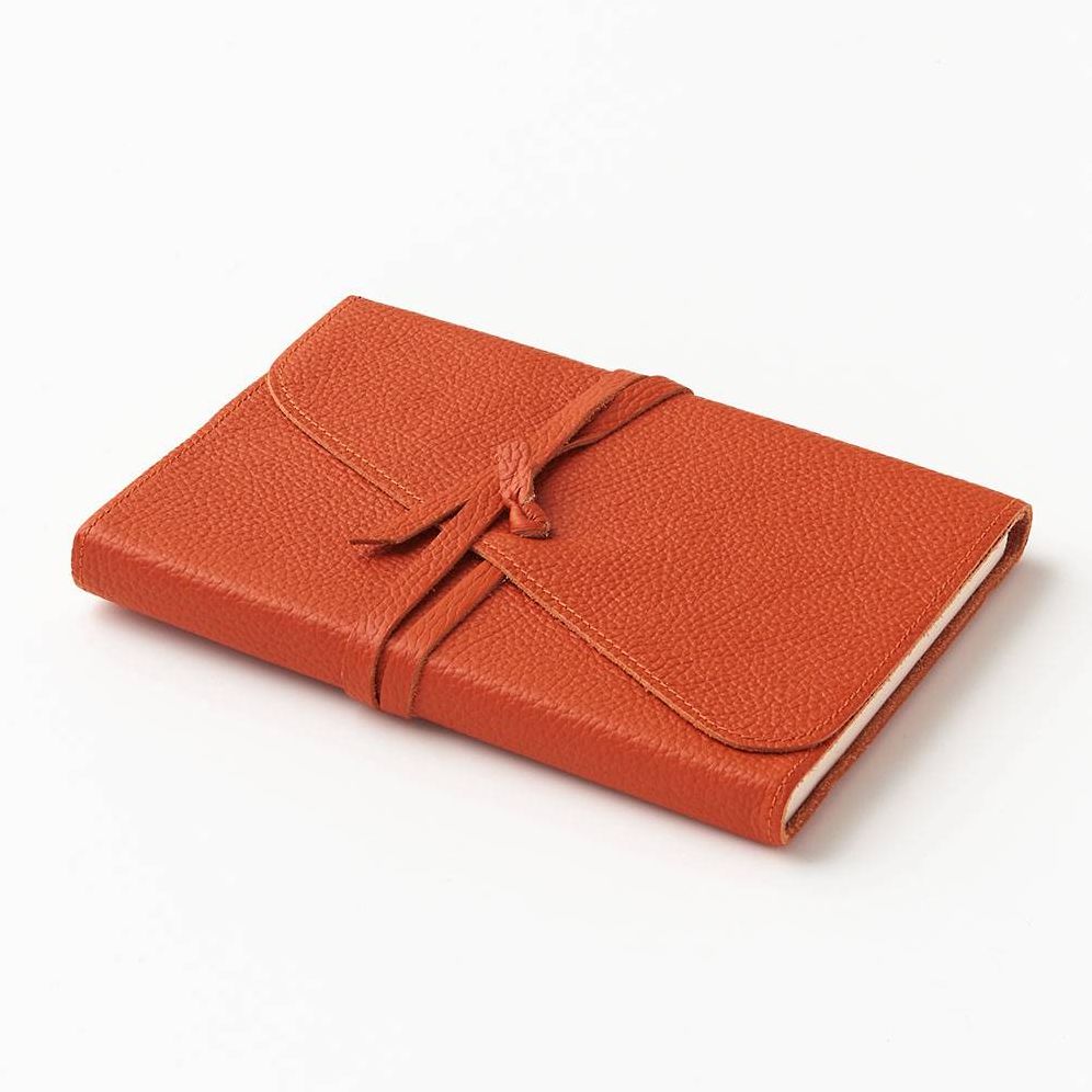 Orange Genuine Leather Journal
