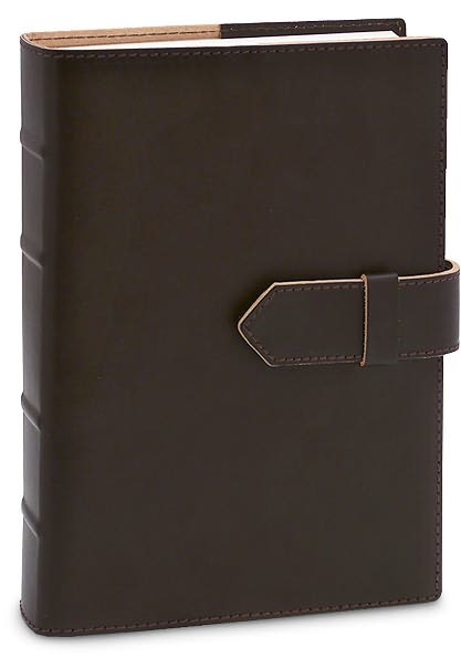 Brown Monastery Refillable Italian Leather Journal (6"x8")