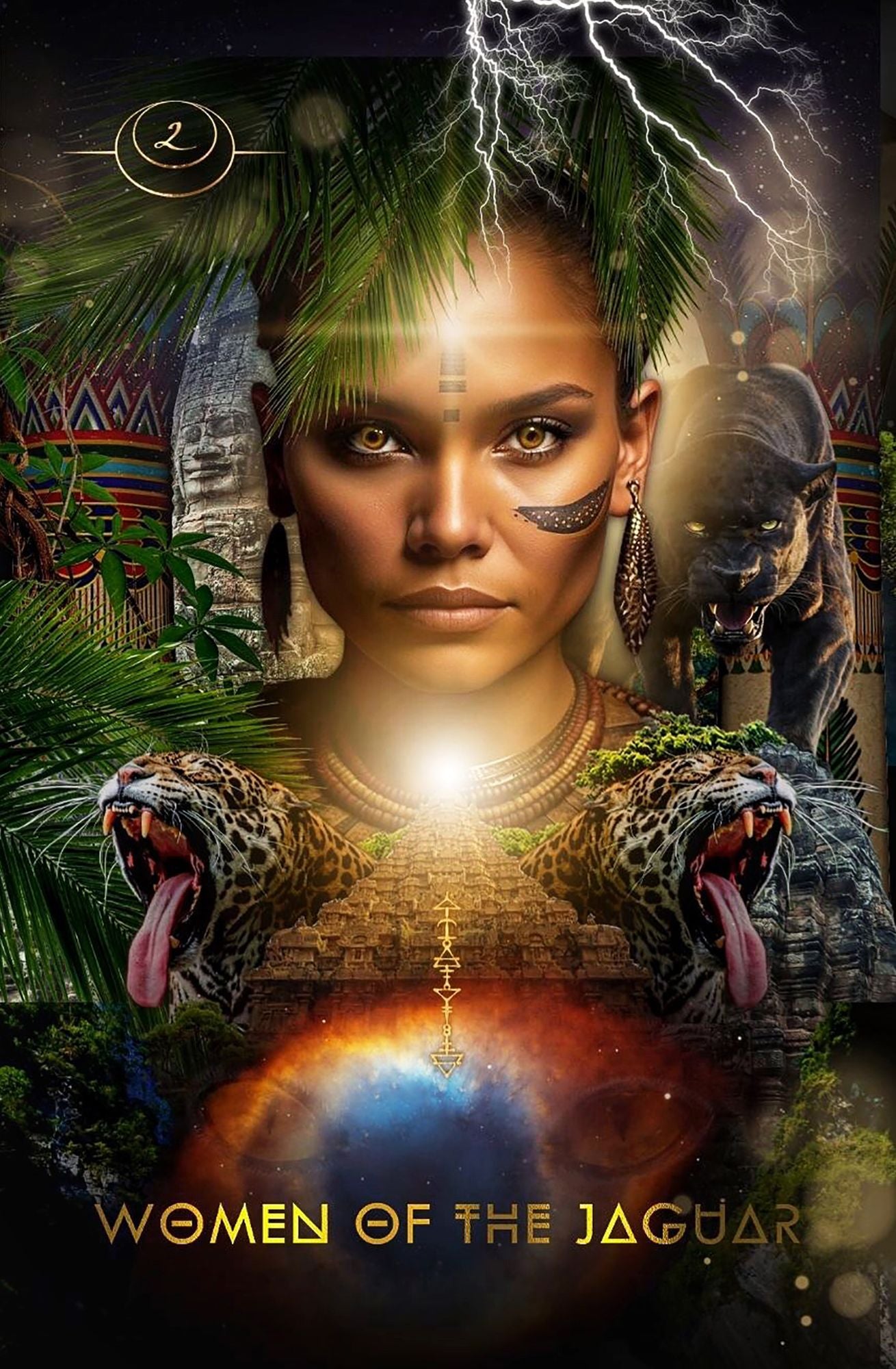 Creatrix Awakened Oracle Deck: Fierce Feminine Frequency Leaders (33 Full-Color Cards and 126-Page Guidebook)