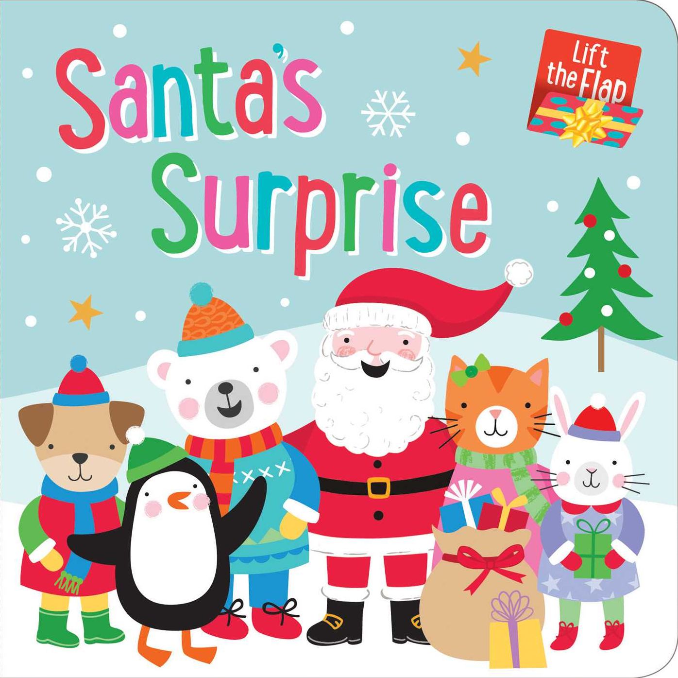 Santa's Surprise: Lift-the-Flap Board Book