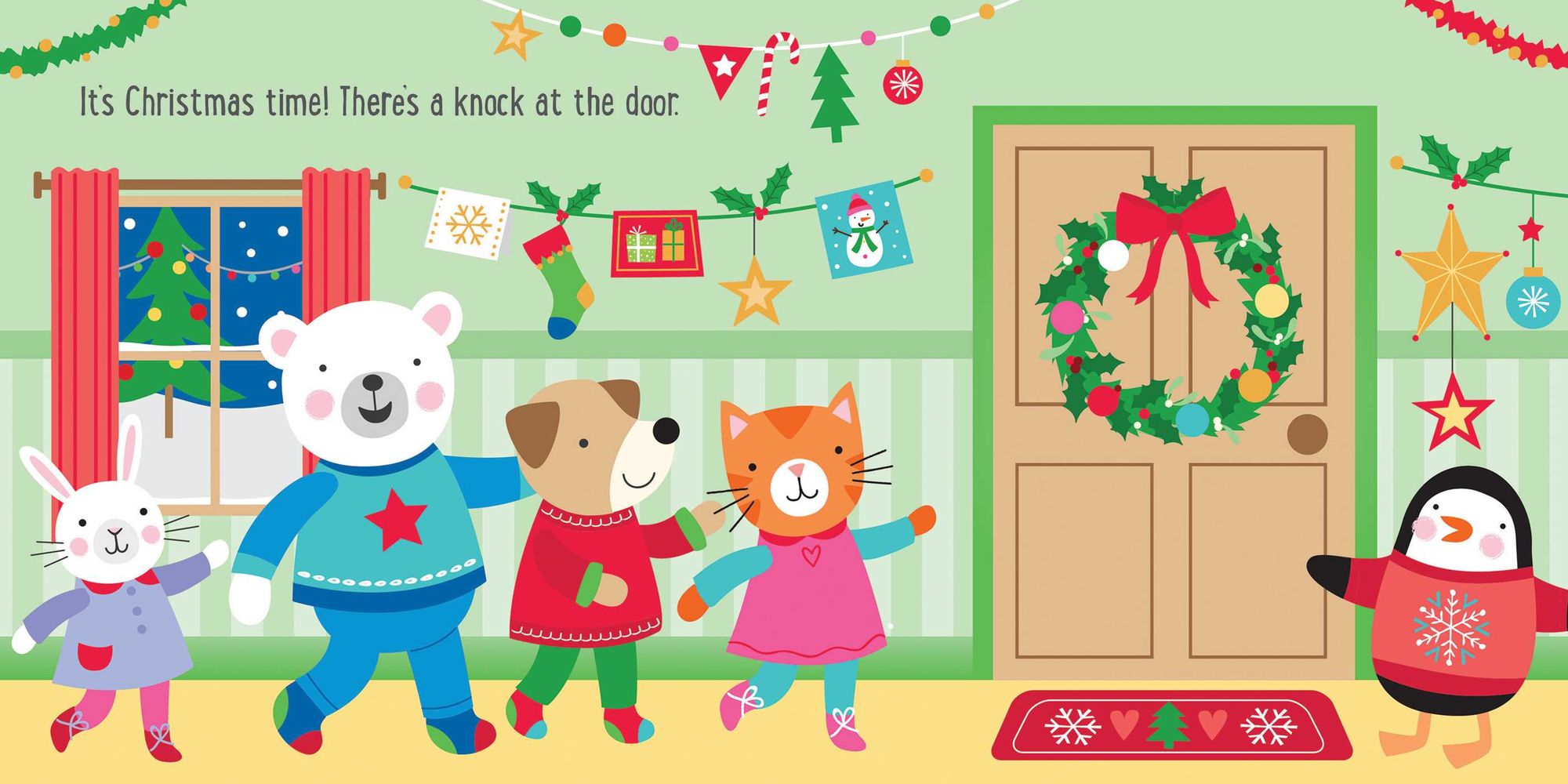 Santa's Surprise: Lift-the-Flap Board Book