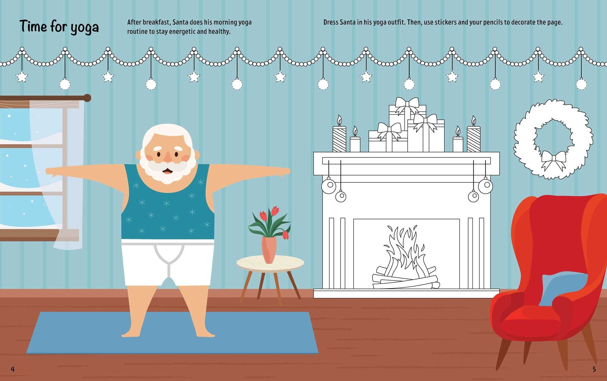 Santa & Friends: Dress-Up Sticker Book: Activity Book