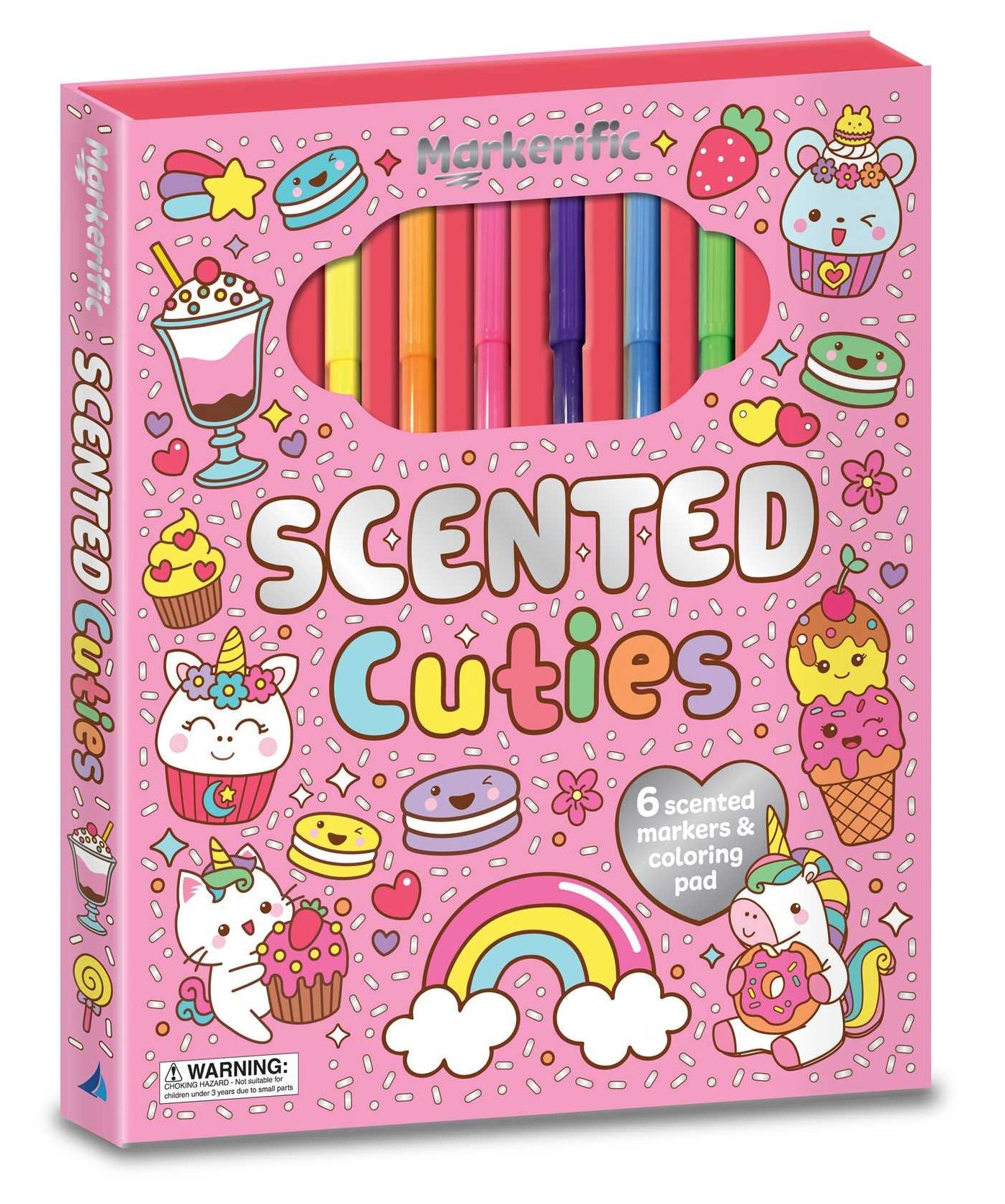 Markerific: Scented Cuties: Activity Folder with 6 Markers
